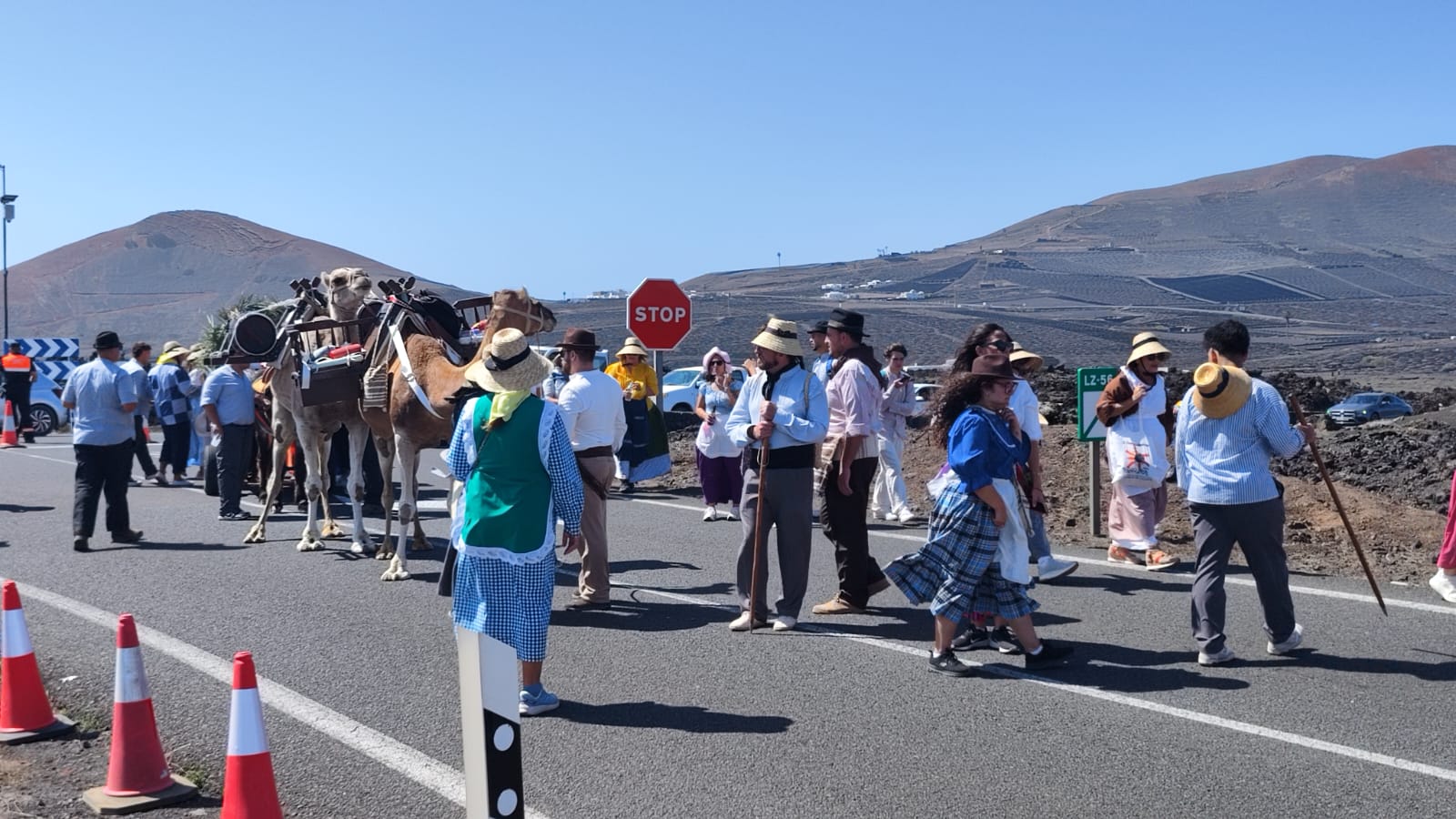 Romería en honor a la Virgen de Los Dolores.