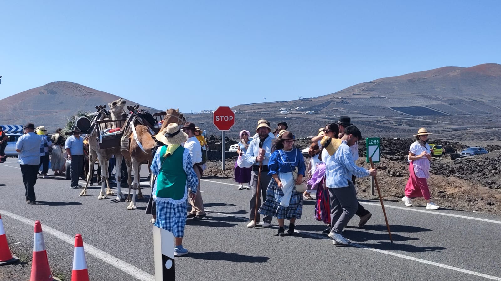 Romería en honor a la Virgen de Los Dolores.