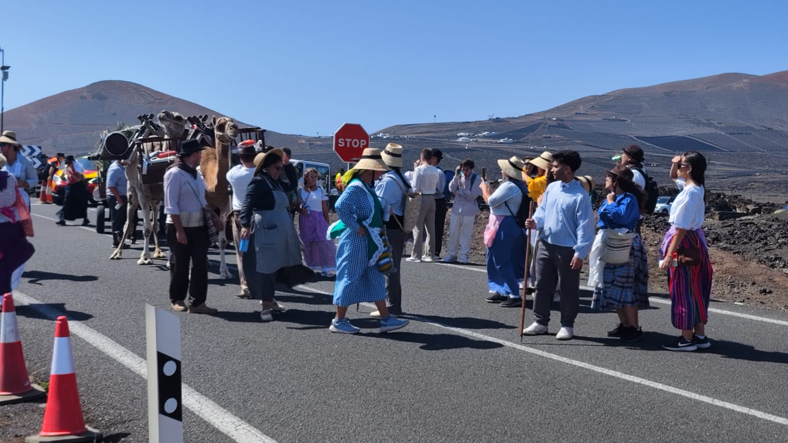 Romería en honor a la Virgen de Los Dolores.