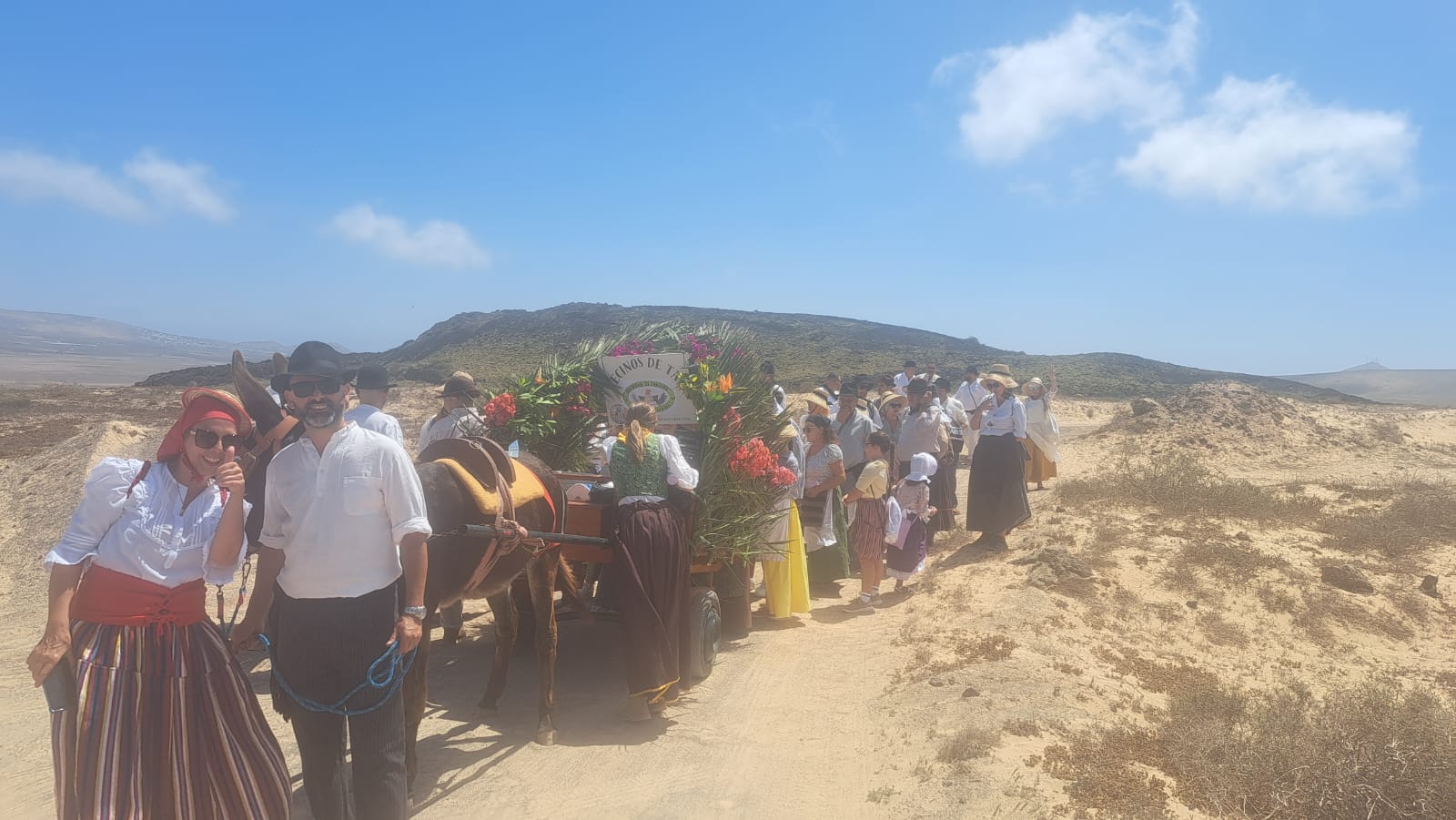 Romería en honor a la Virgen de Los Dolores.