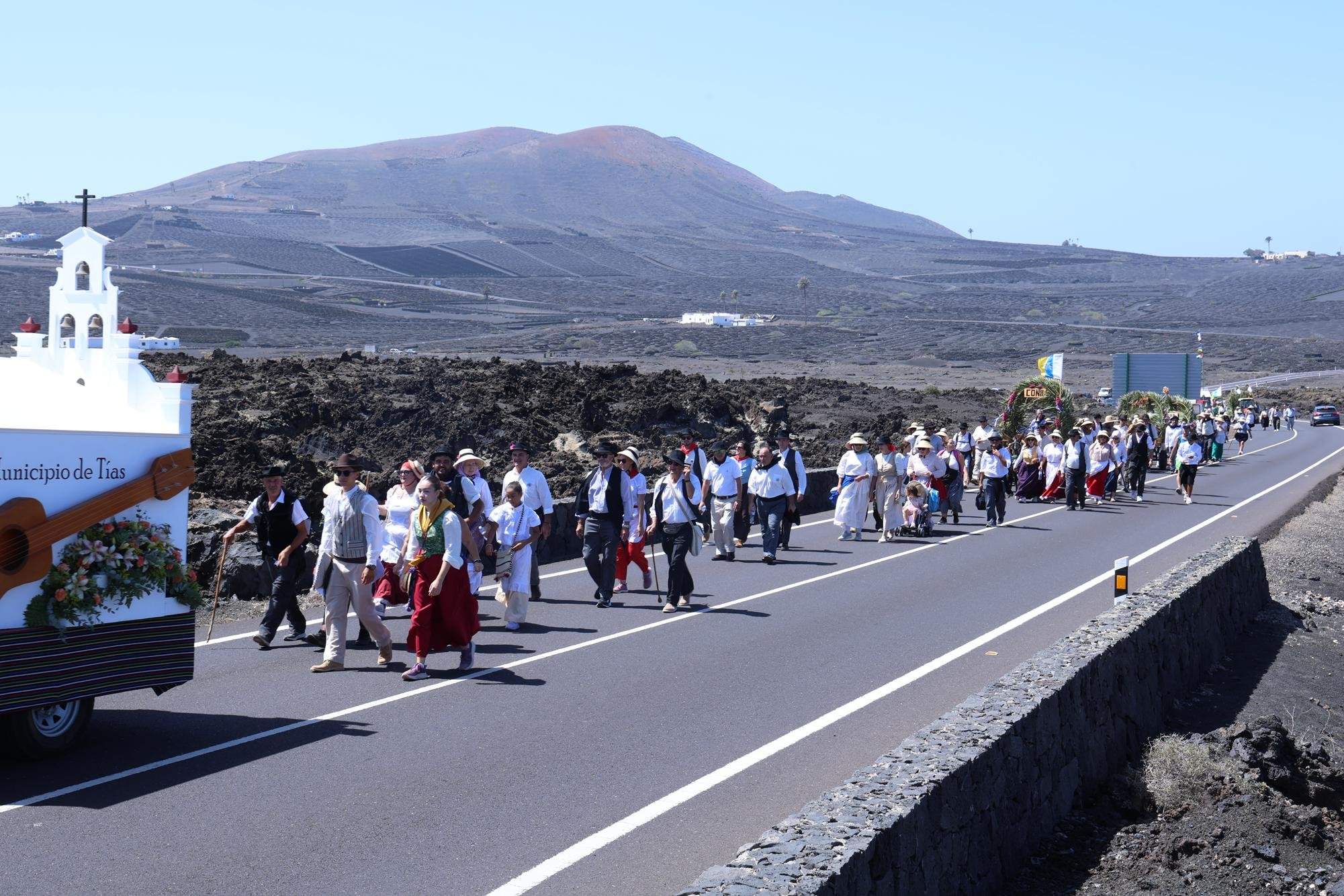 Romería en honor a la Virgen de Los Dolores.