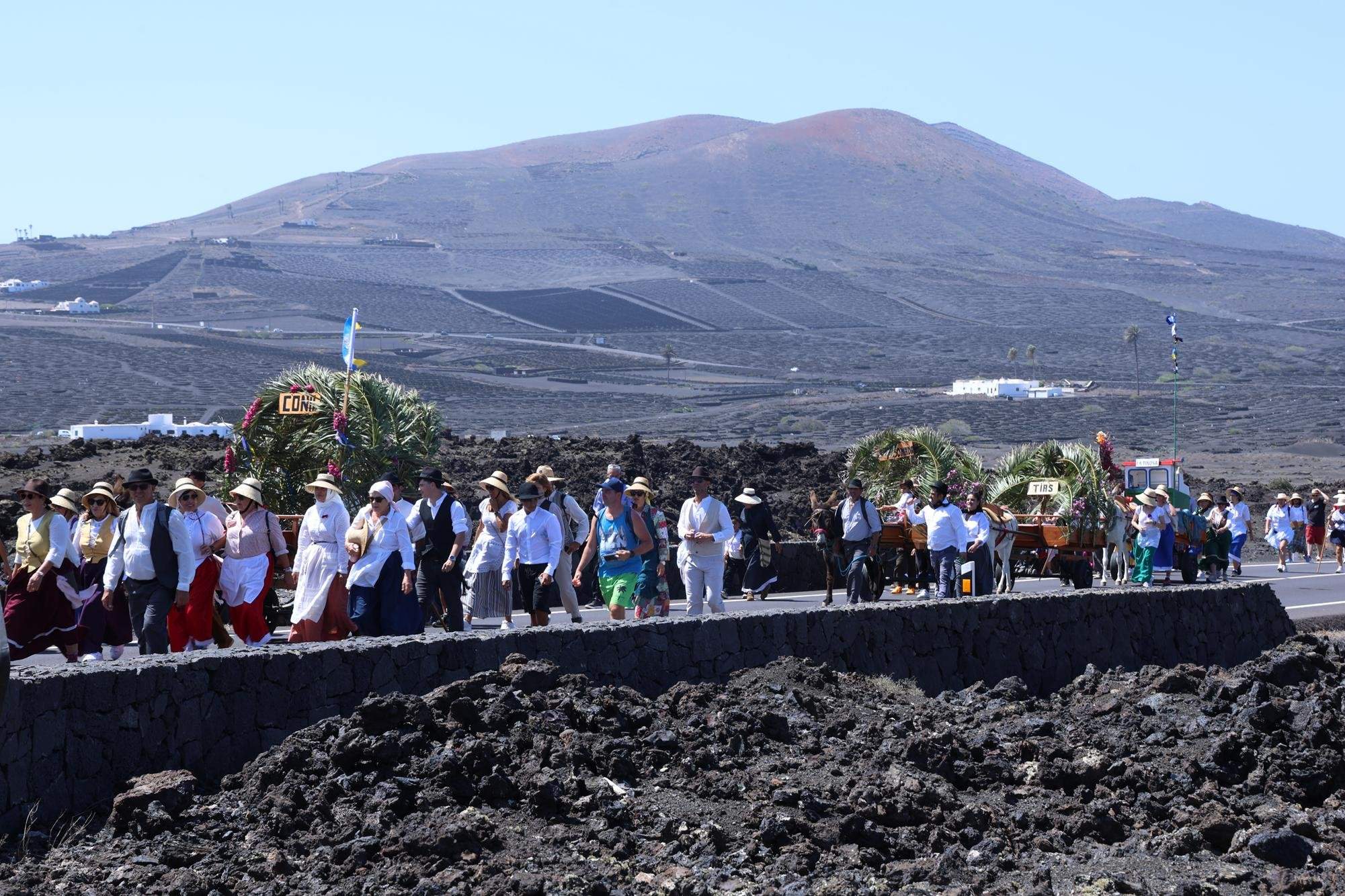 Romería en honor a la Virgen de Los Dolores.
