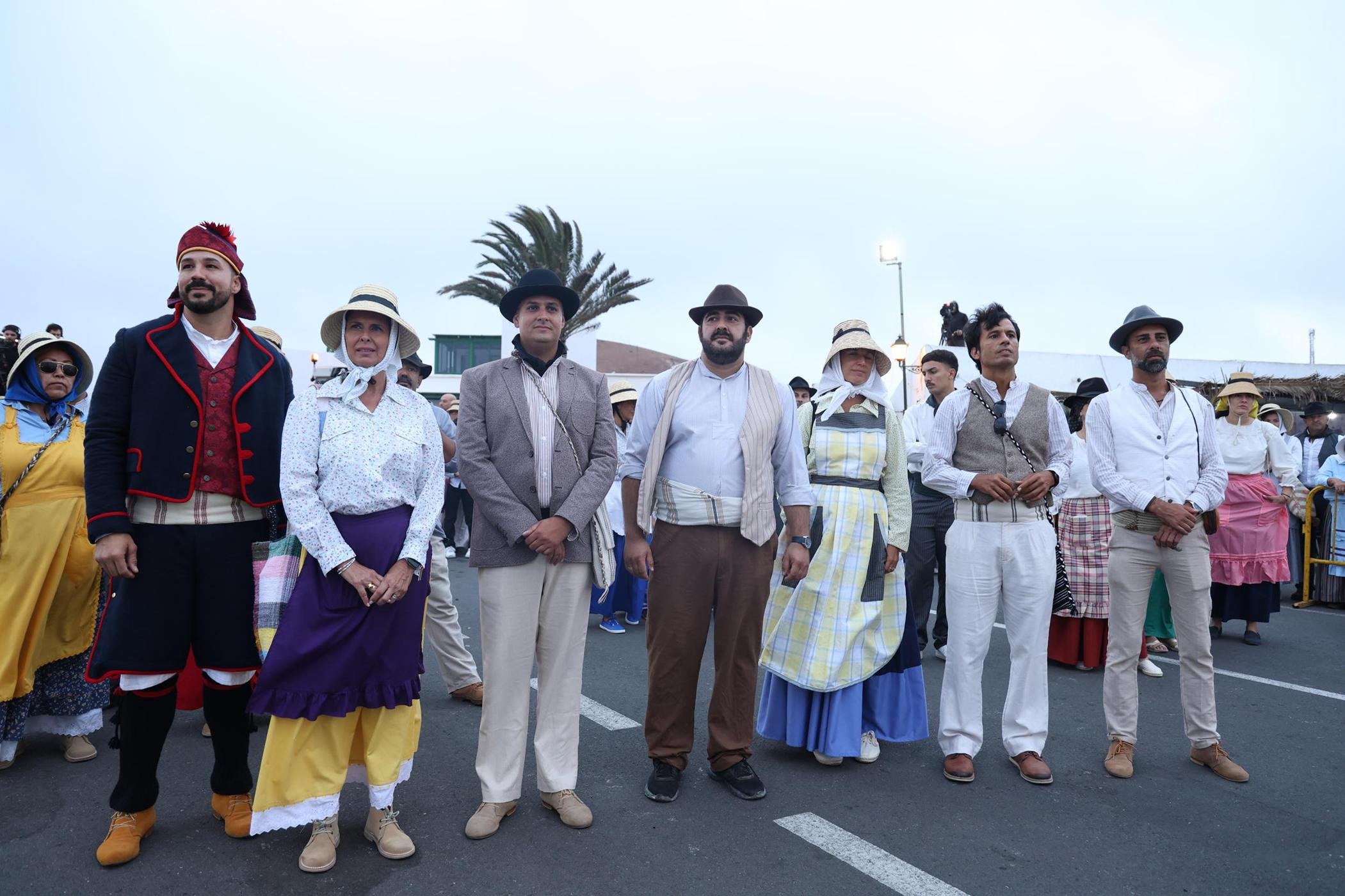 Ofrendas a la Virgen de Los Dolores. Fotos: La Voz.