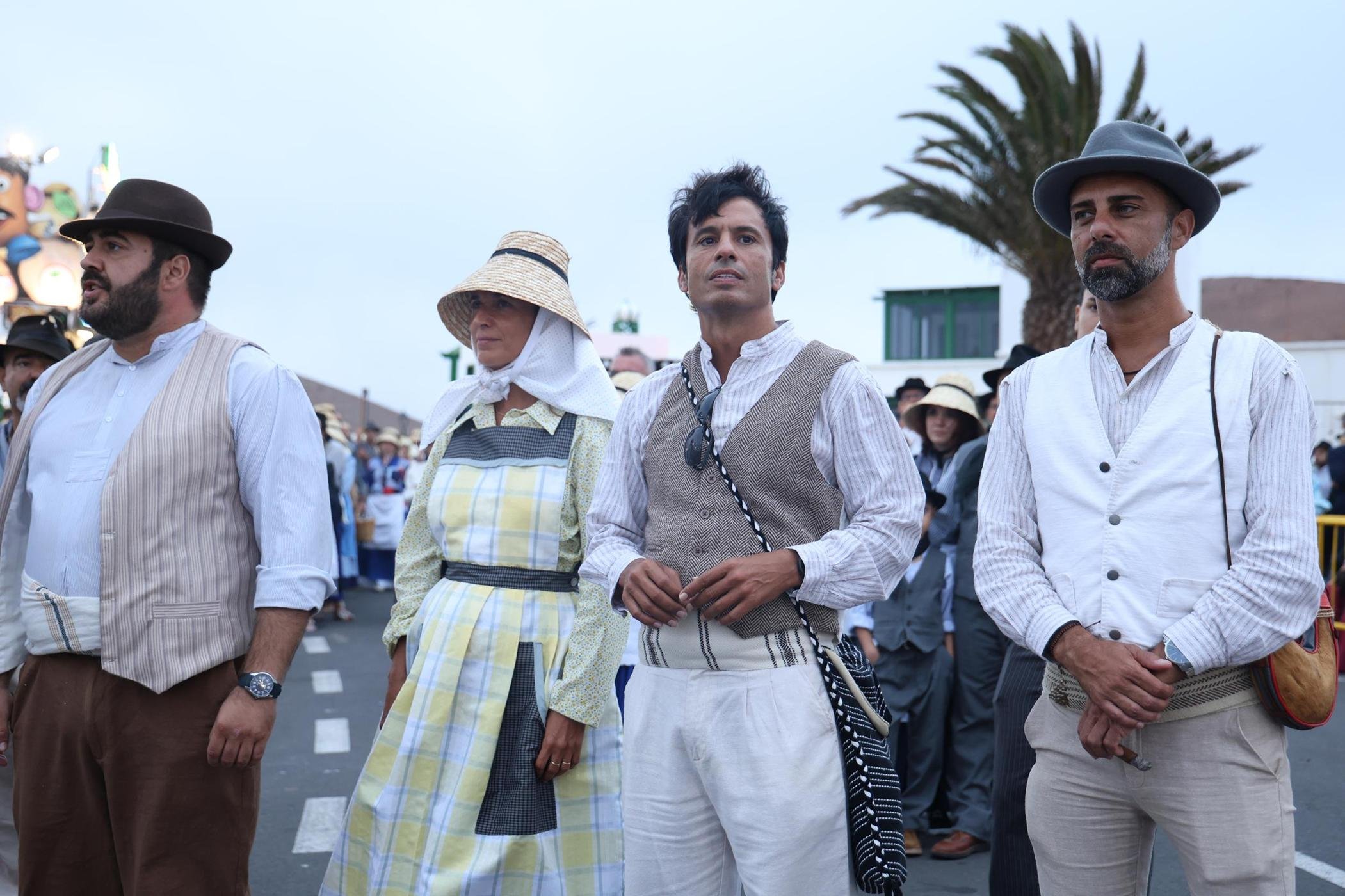 Ofrendas a la Virgen de Los Dolores. Fotos: La Voz.