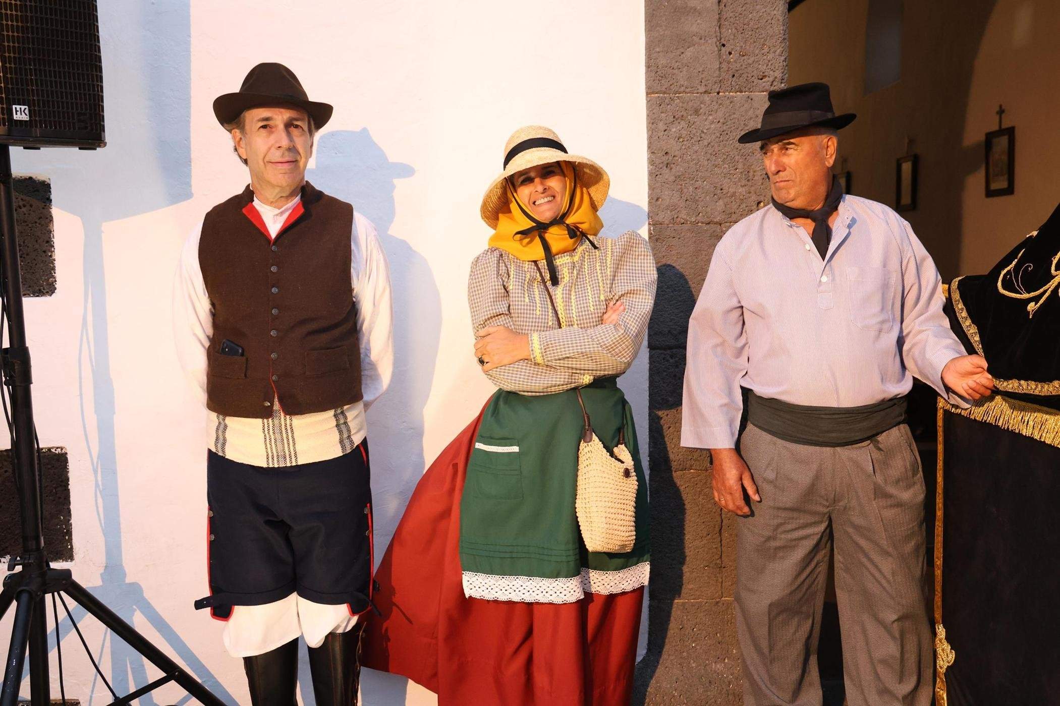 Ofrendas a la Virgen de Los Dolores. Fotos: La Voz.