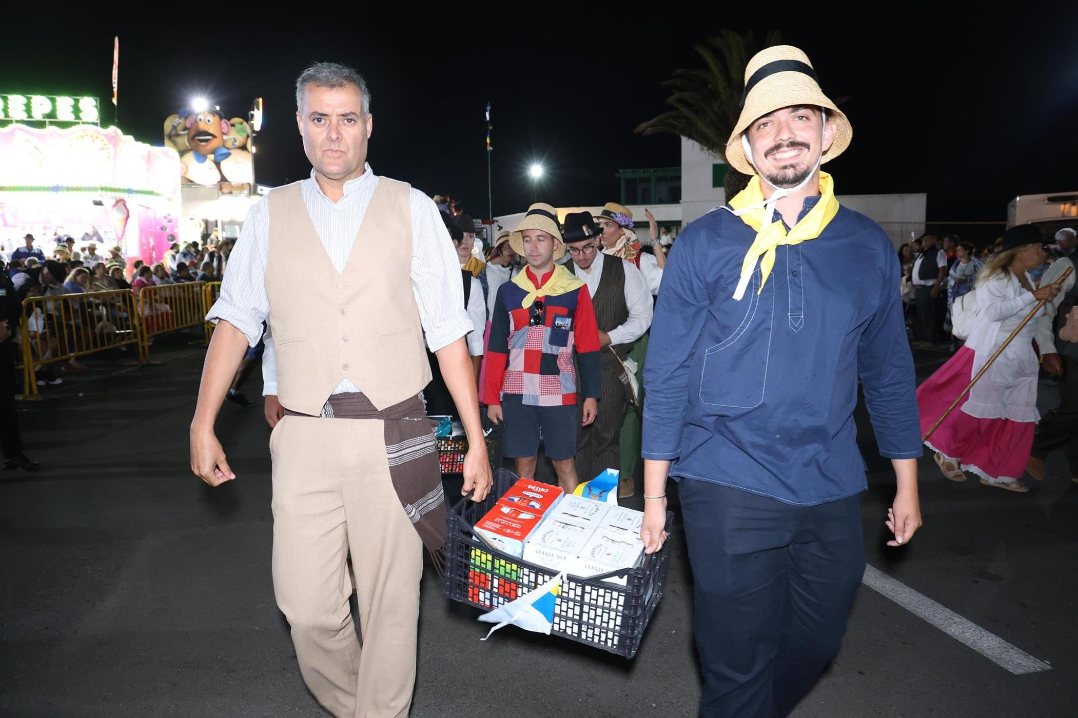 Ofrendas a la Virgen de Los Dolores. Fotos: La Voz.