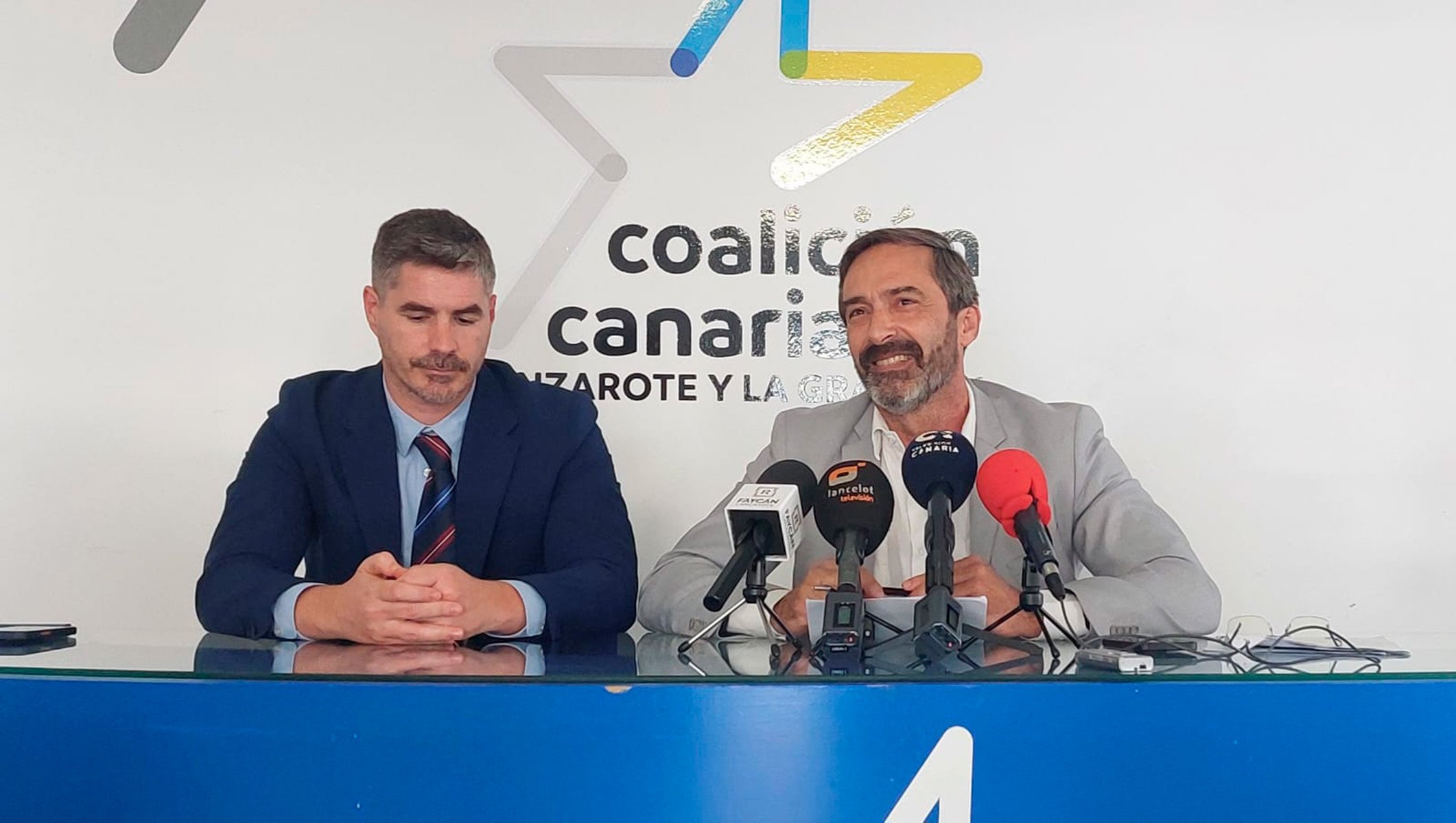 Pedro San Ginés durante una rueda de prensa en una imagen de archivo. Foto: Coalición Canaria.