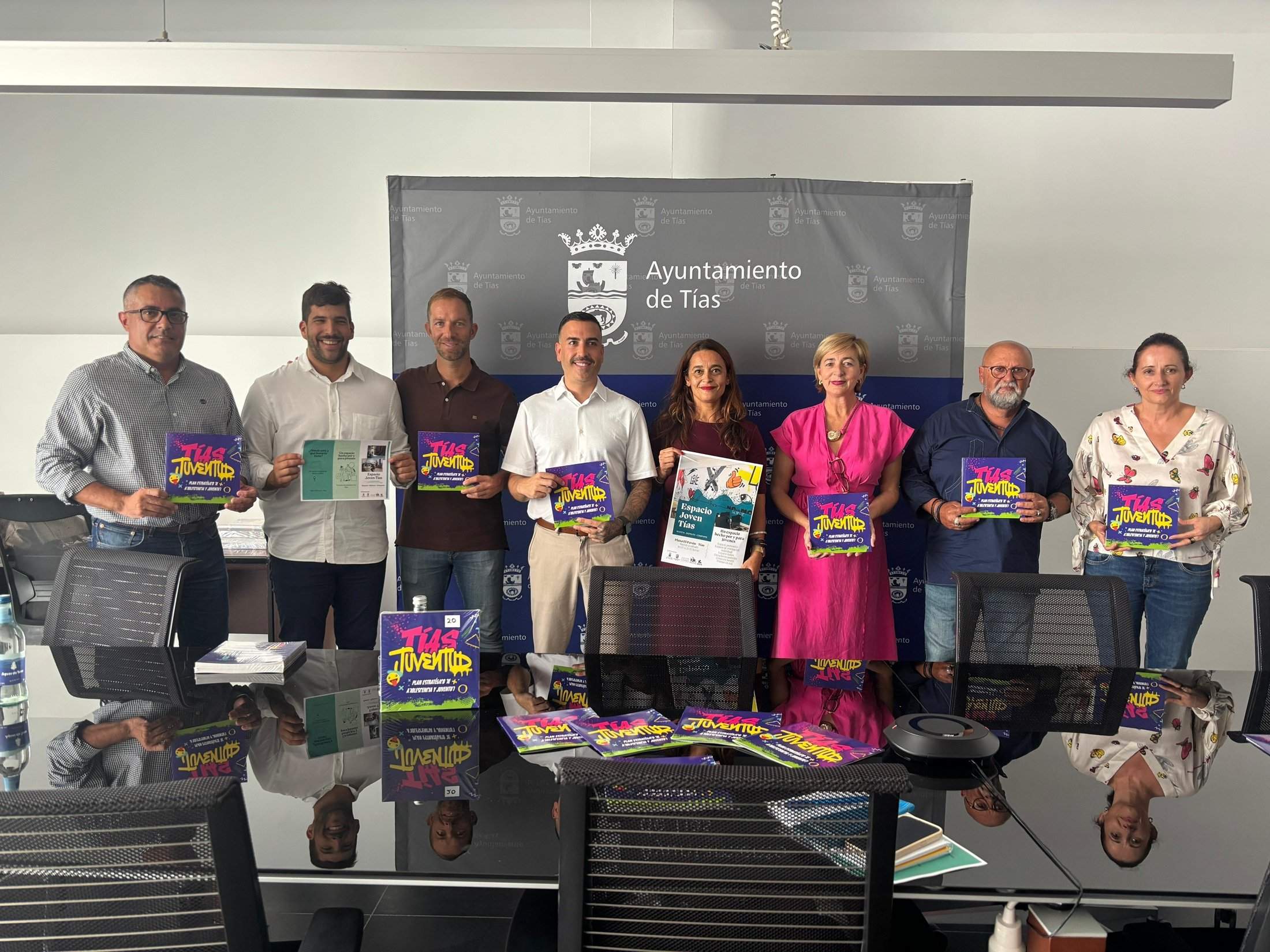 Presentación del proyecto 'Espacio Joven Tías'