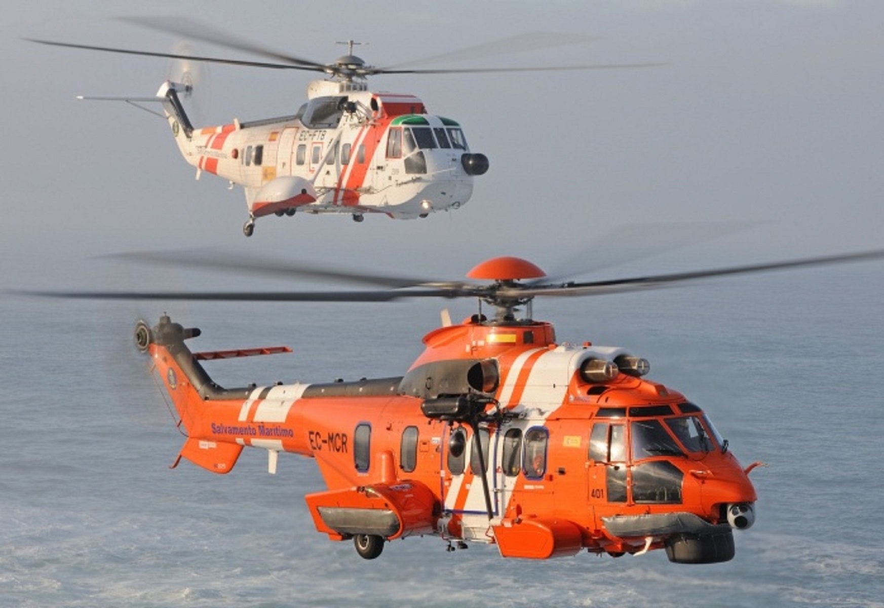 Helicoptero de Salvamento Marítimo. Foto: Salvamento Marítimo.