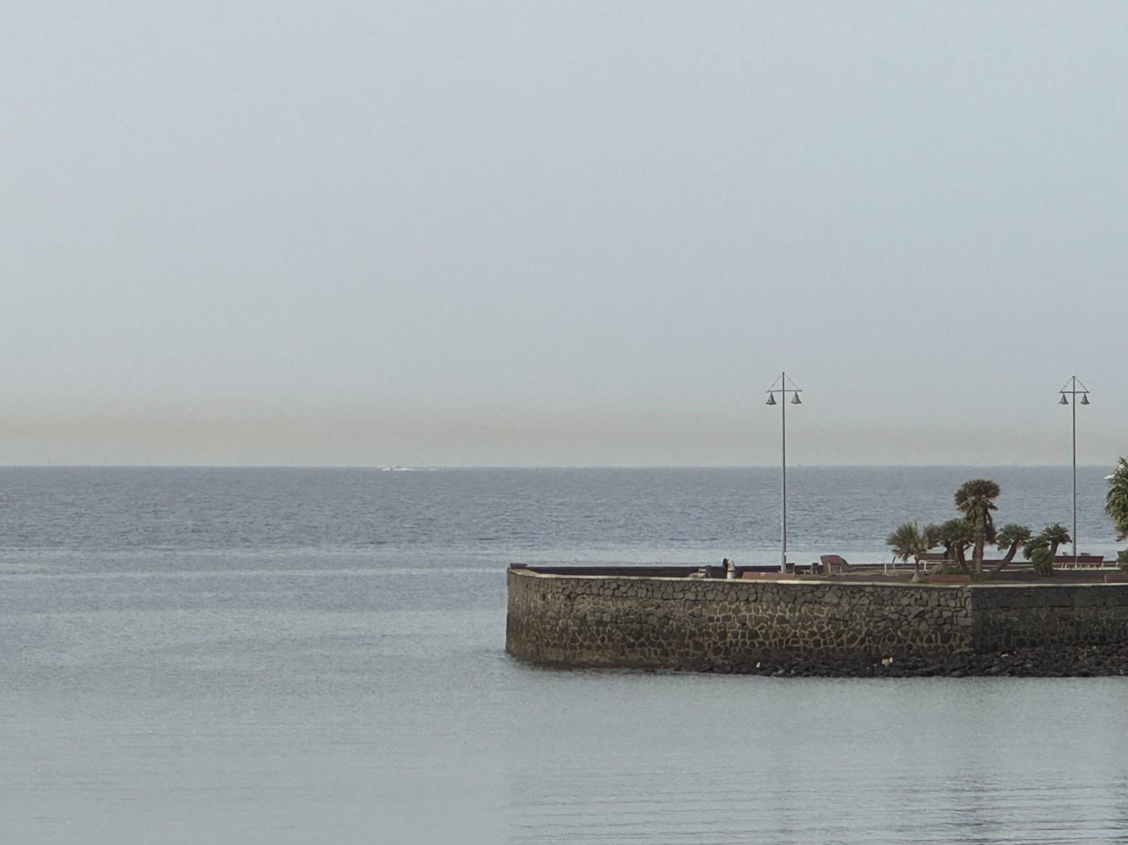 Calima en Lanzarote. Foto: Andrea Domínguez