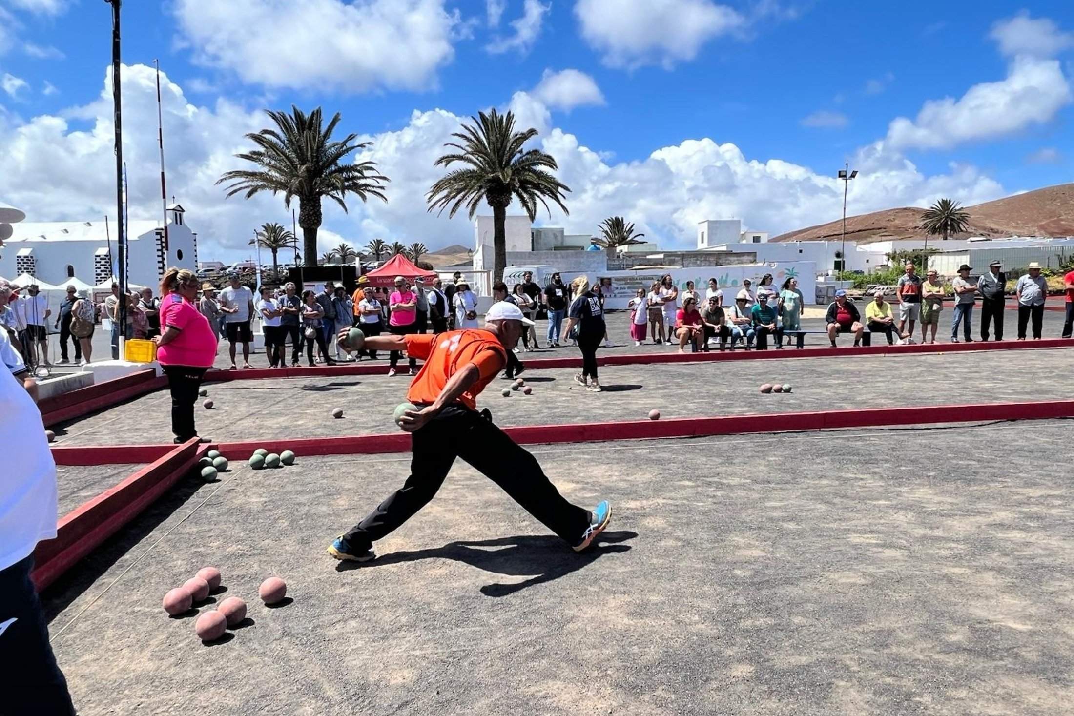 Partida de bola canaria