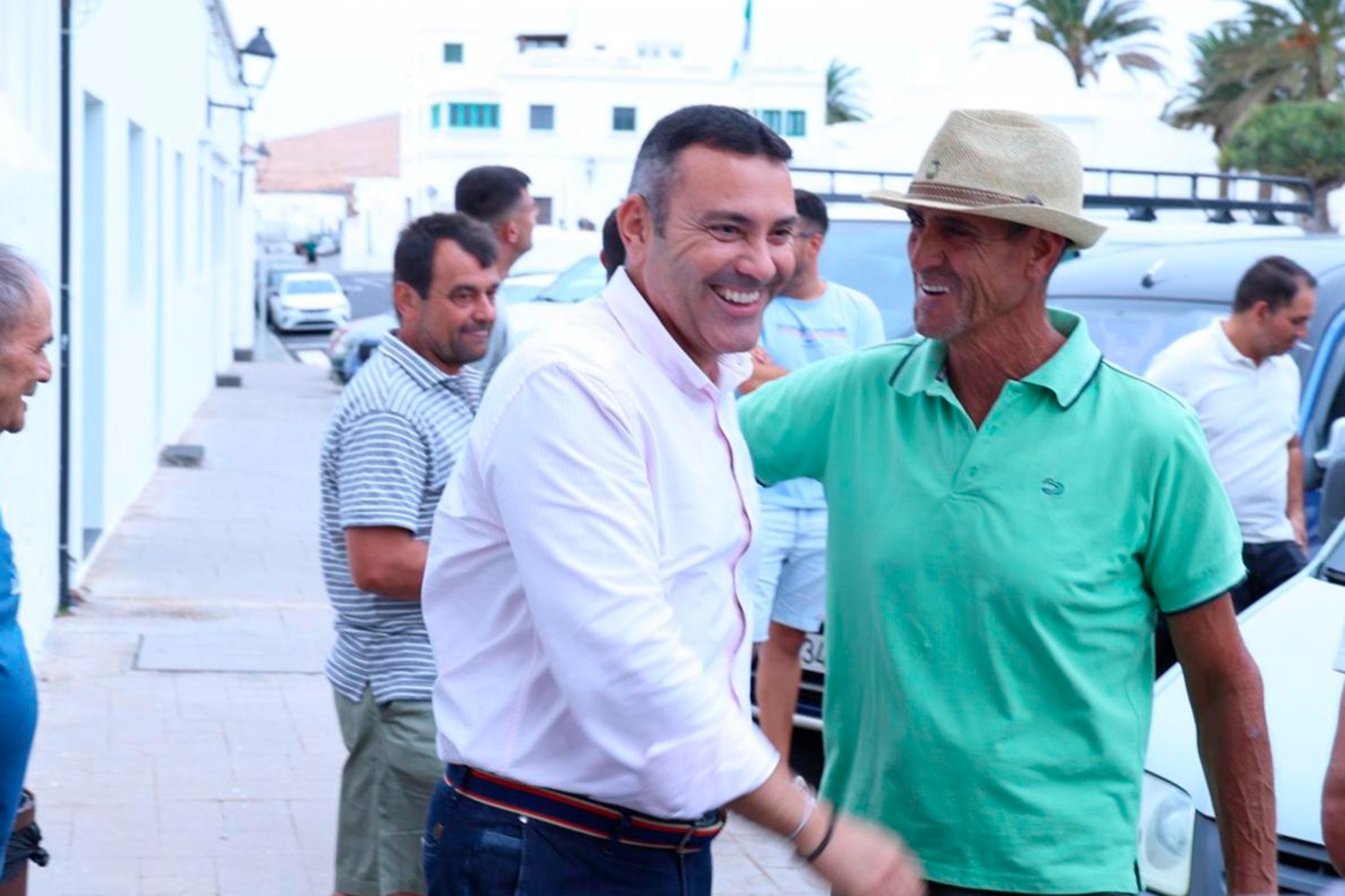 Reunión del Cabildo de Lanzarote con la Sociedad de Cazadores.