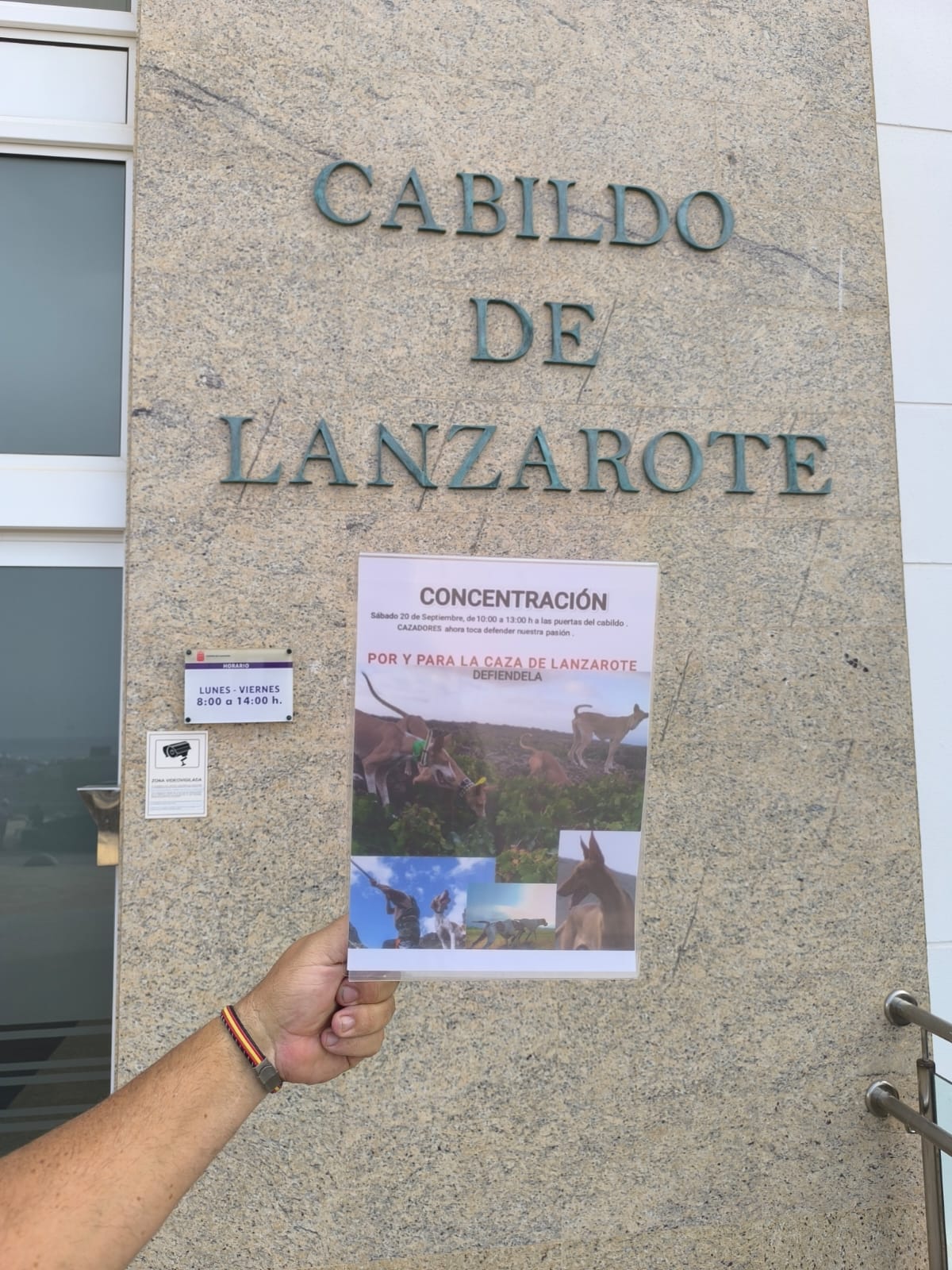 Concentración en el Cabildo de los cazadores, 2025