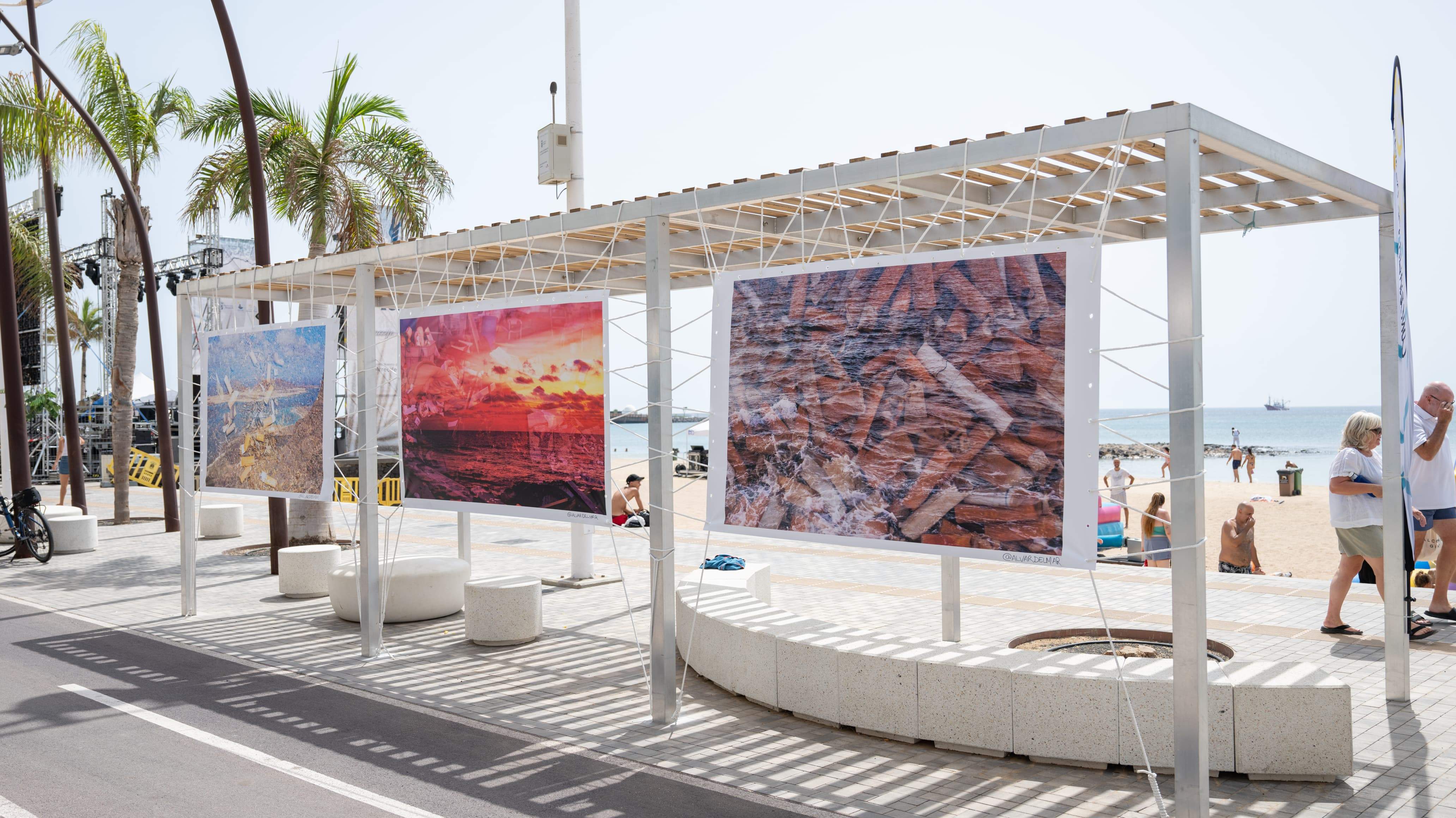 La exposición estará hasta finales de la próxima semana en El Reducto y el Ayuntamiento la mostrará en otros lugares de forma itinerante