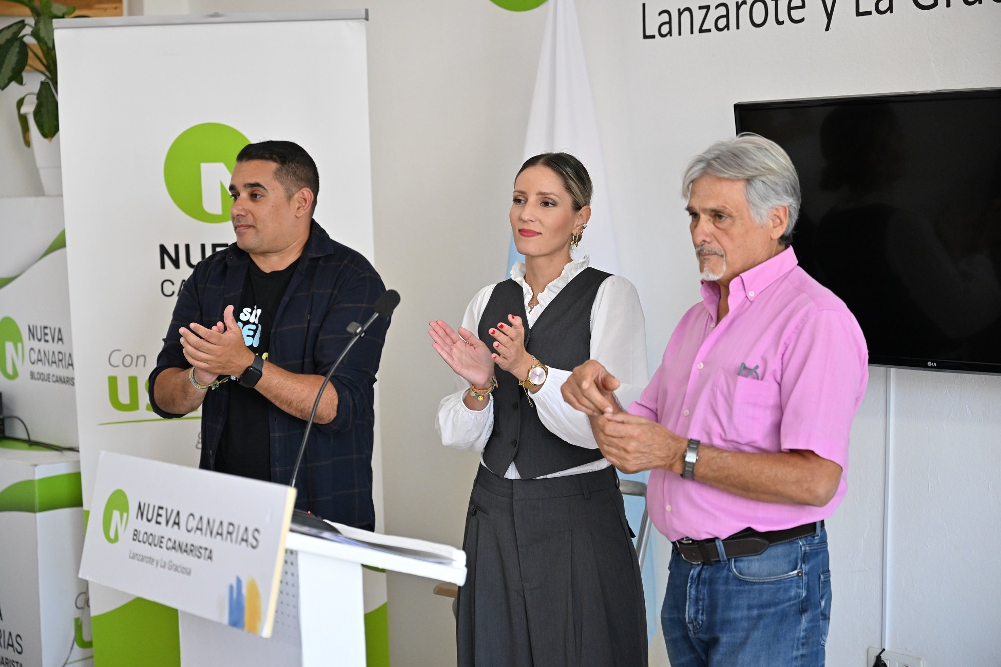 Yoné Caraballo, Sheila Guillén y Servando Pérez. Foto: NC.