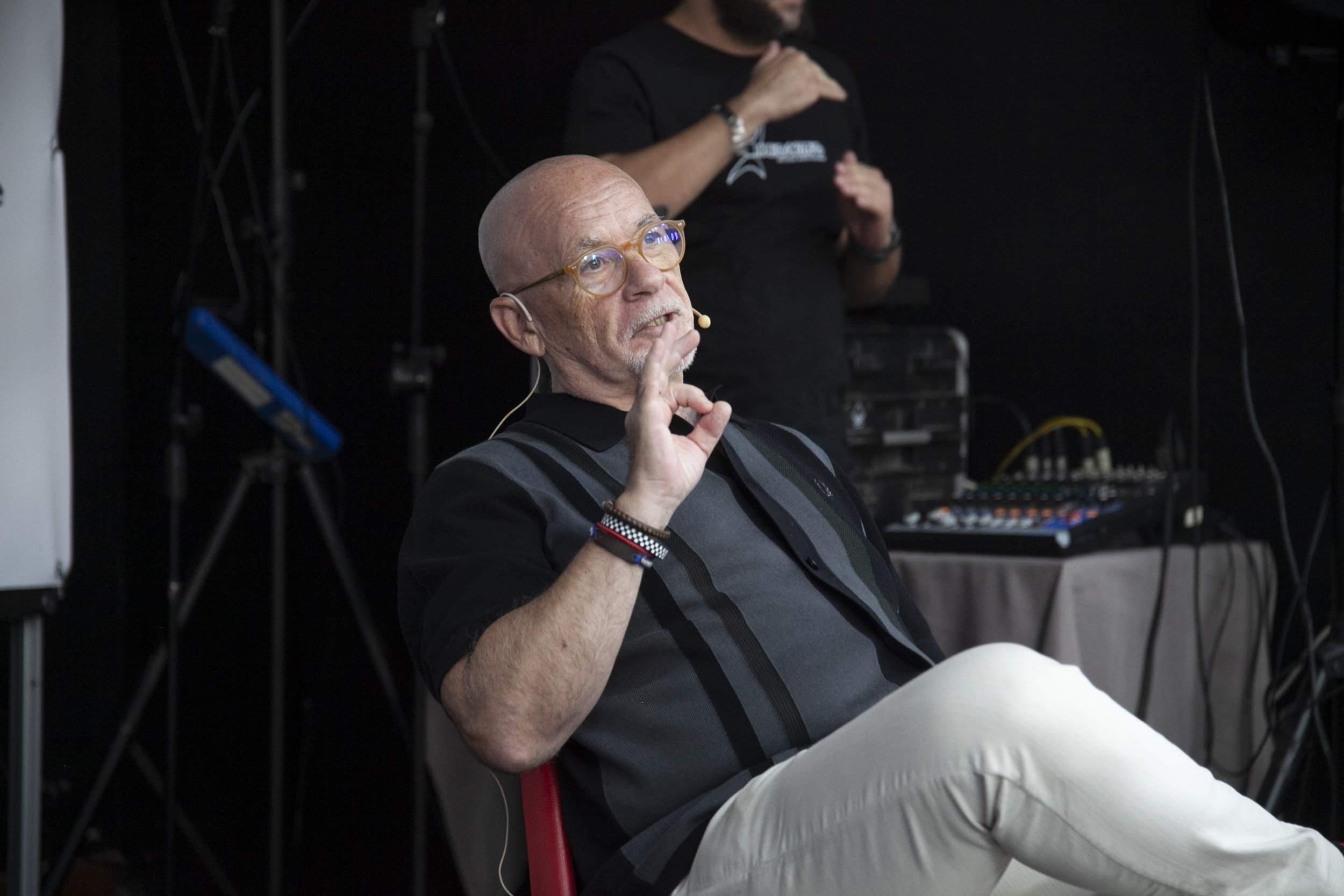 Cristóbal Soria y Alfredo Duro en Arrecife Cristóbal Soria y Alfredo Duro en Arrecife