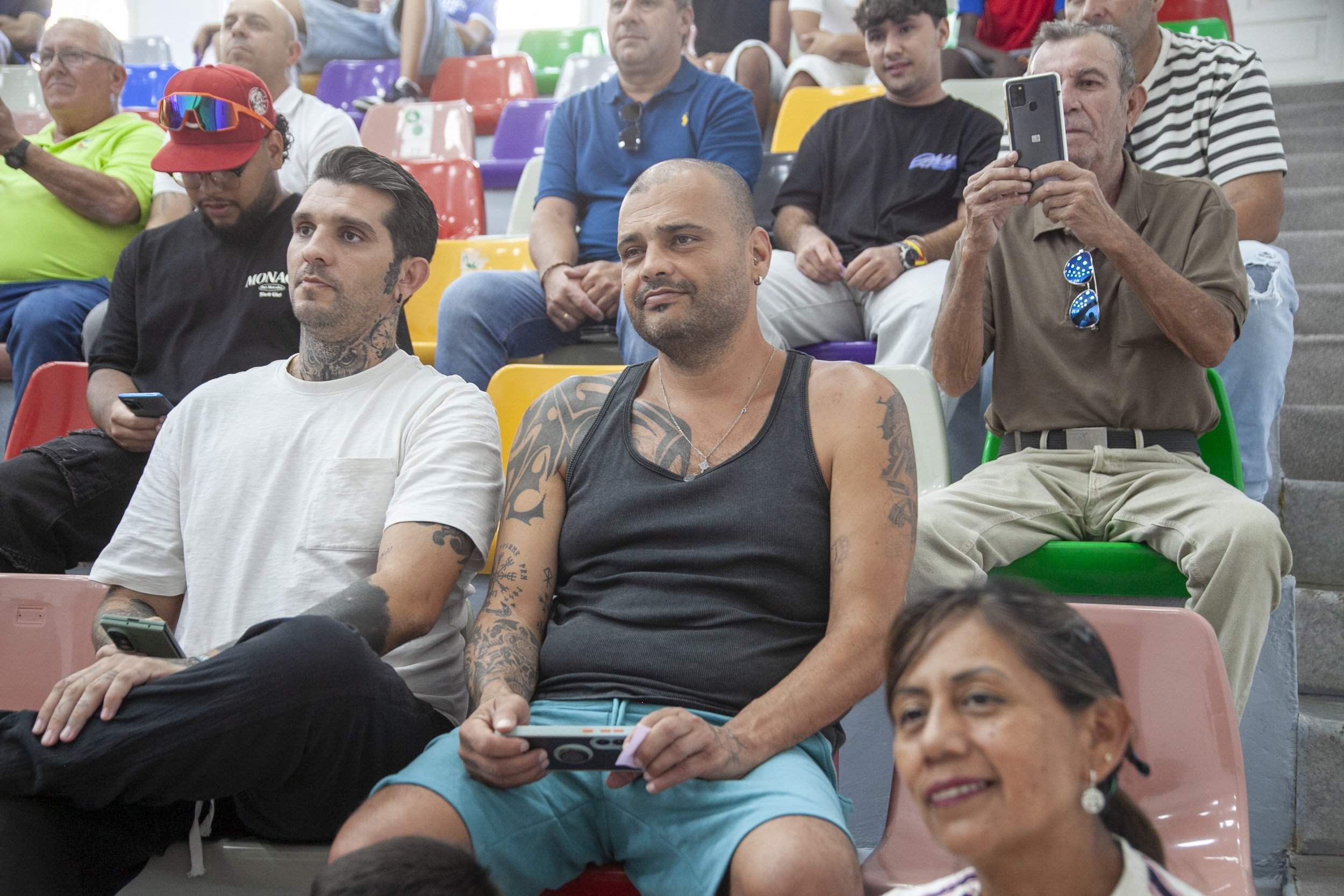 Cristóbal Soria y Alfredo Duro en Arrecife Cristóbal Soria y Alfredo Duro en Arrecife