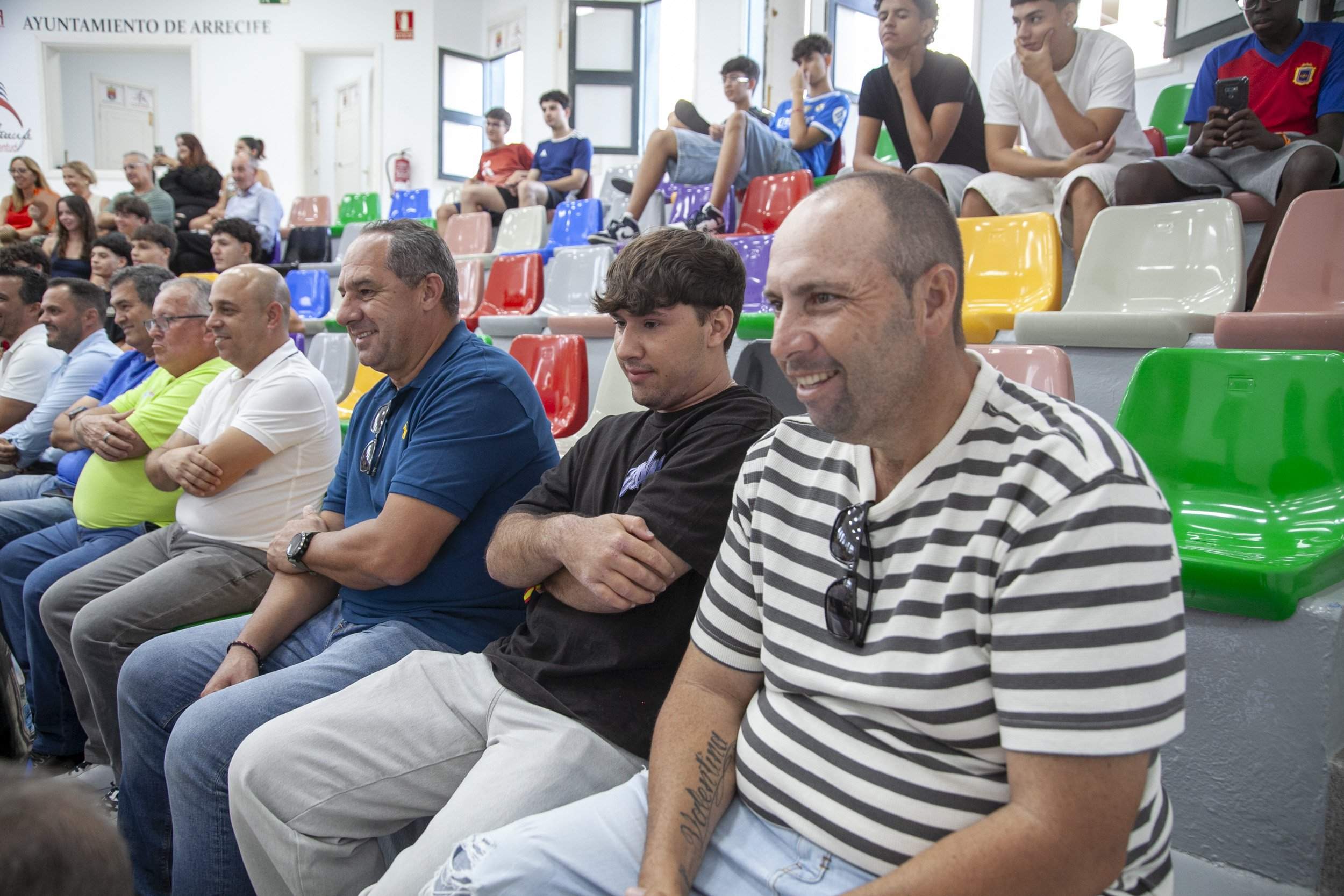 Cristóbal Soria y Alfredo Duro en Arrecife Cristóbal Soria y Alfredo Duro en Arrecife