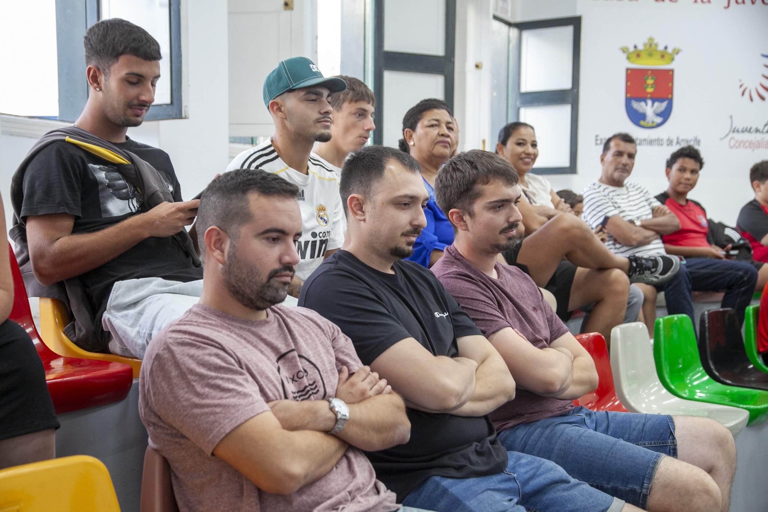 Cristóbal Soria y Alfredo Duro en Arrecife Cristóbal Soria y Alfredo Duro en Arrecife