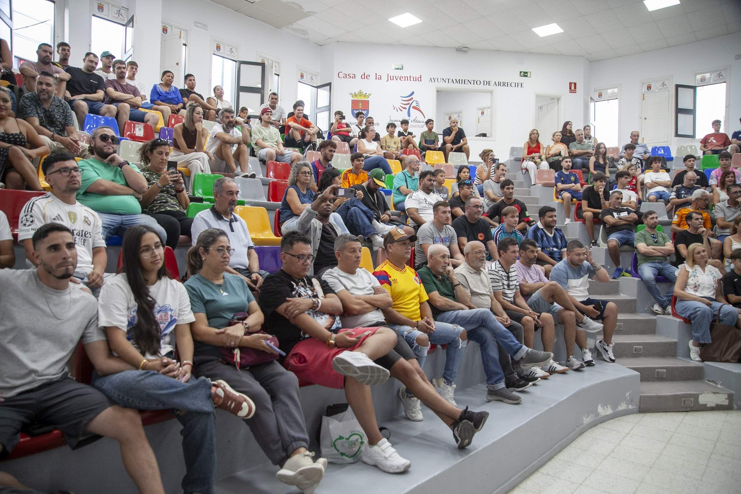 Cristóbal Soria y Alfredo Duro en Arrecife Cristóbal Soria y Alfredo Duro en Arrecife