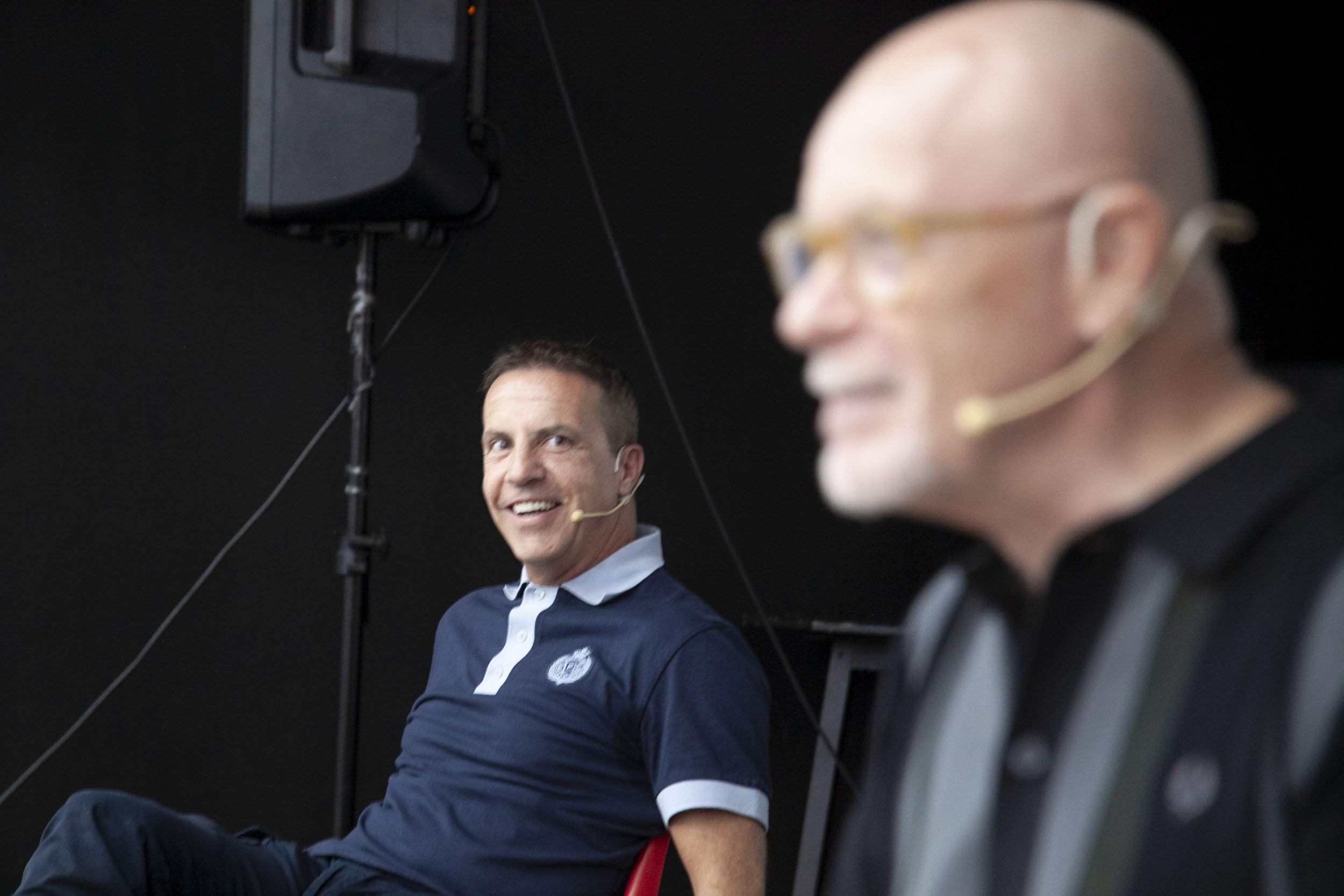 Cristóbal Soria y Alfredo Duro en Arrecife Cristóbal Soria y Alfredo Duro en Arrecife