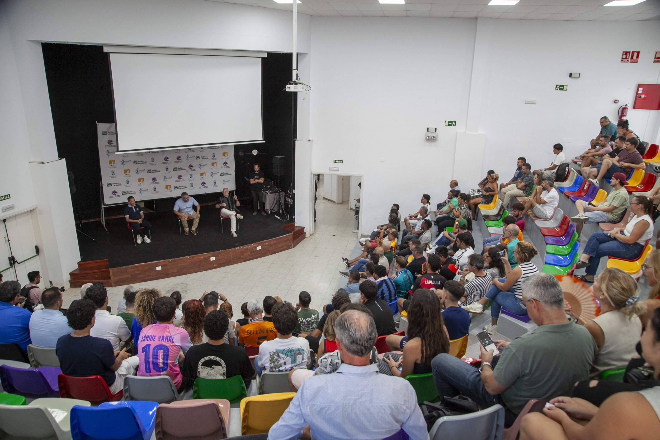 Cristóbal Soria y Alfredo Duro en Arrecife Cristóbal Soria y Alfredo Duro en Arrecife