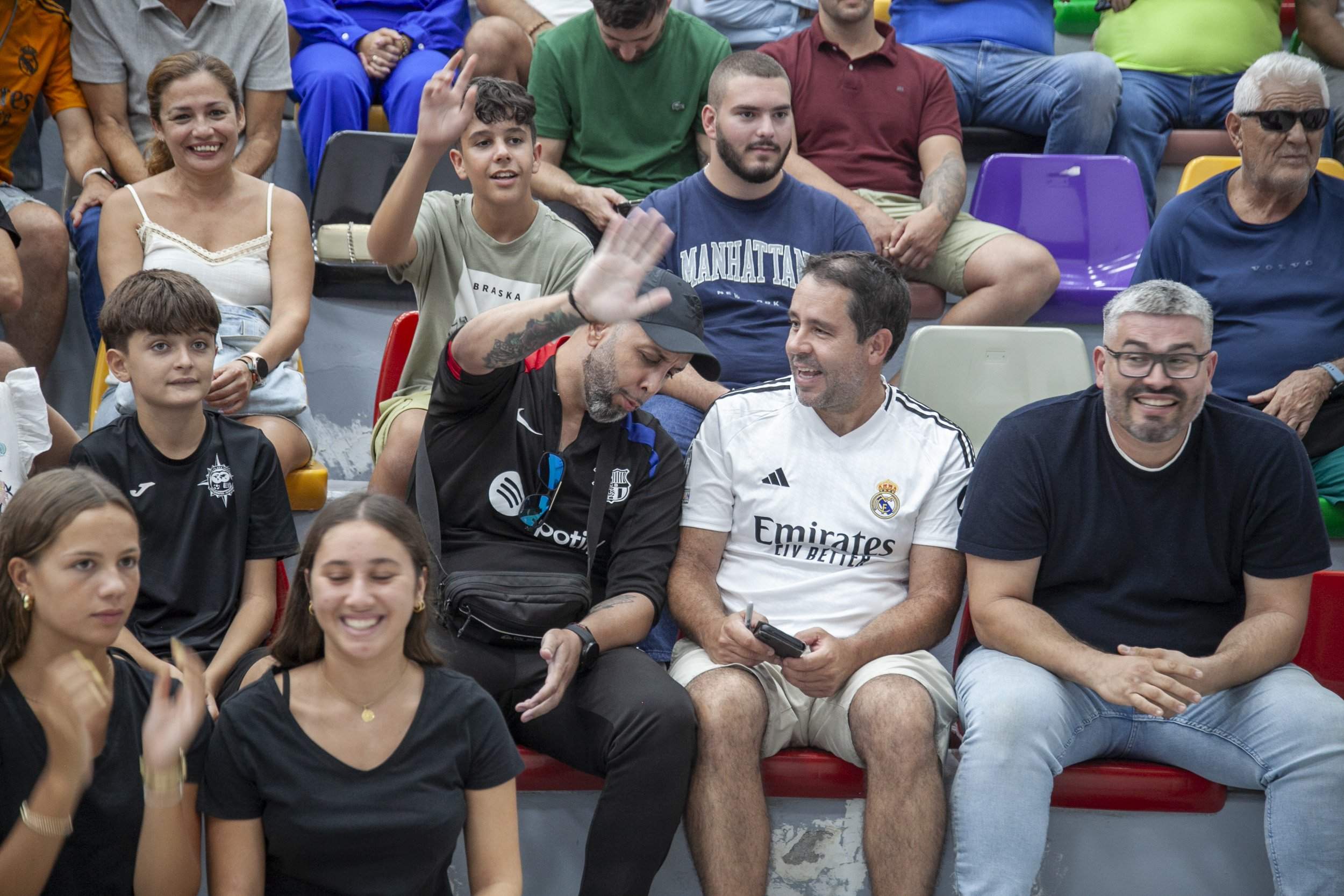 Cristóbal Soria y Alfredo Duro en Arrecife Cristóbal Soria y Alfredo Duro en Arrecife