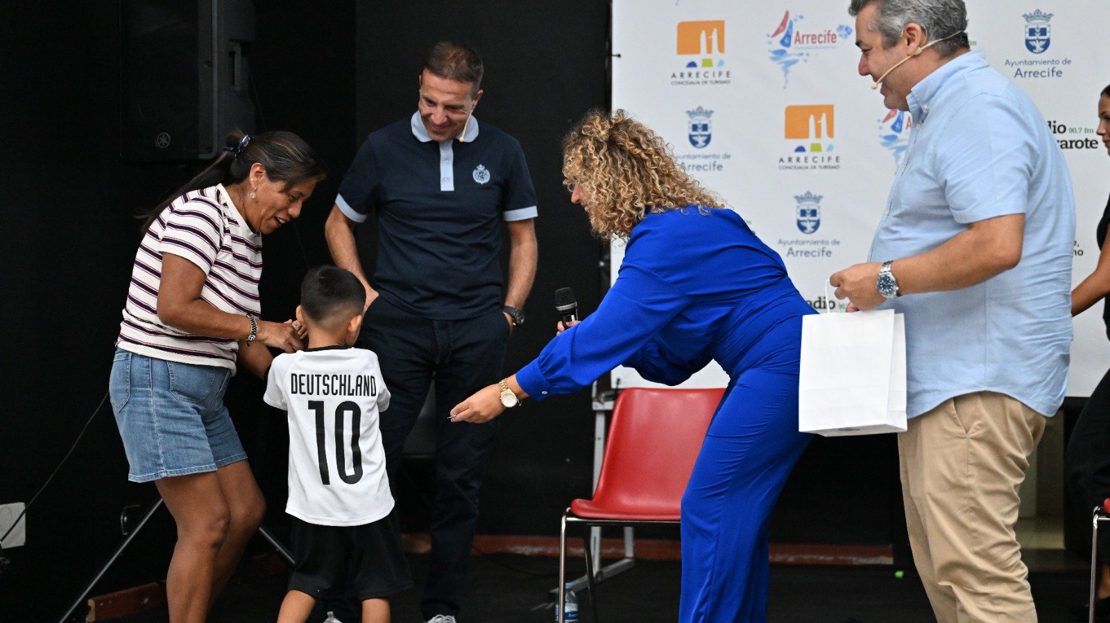 Cristóbal Soria y Alfredo Duro en Arrecife Cristóbal Soria y Alfredo Duro en Arrecife