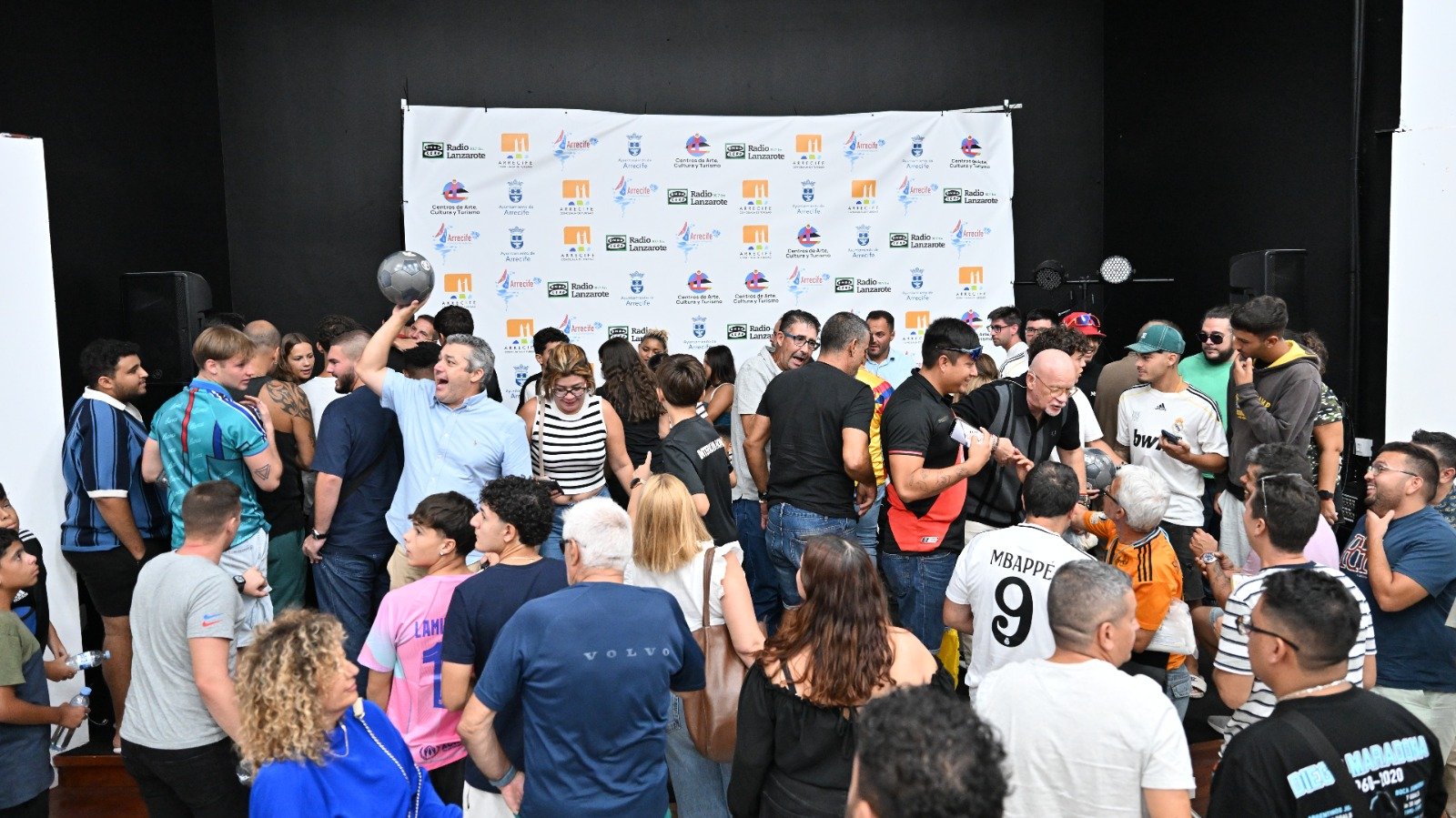 Cristóbal Soria y Alfredo Duro en Arrecife Cristóbal Soria y Alfredo Duro en Arrecife