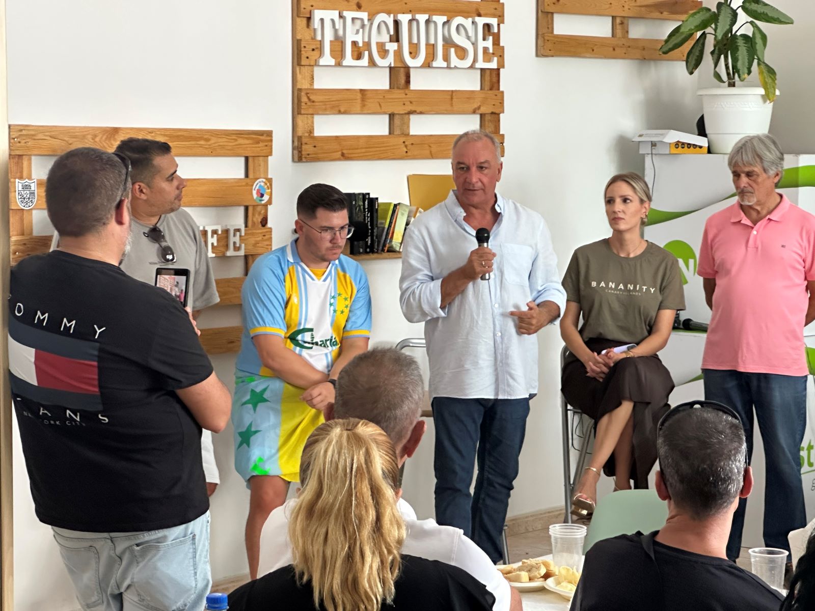 Luis Campos en el encuentro de Lanzarote