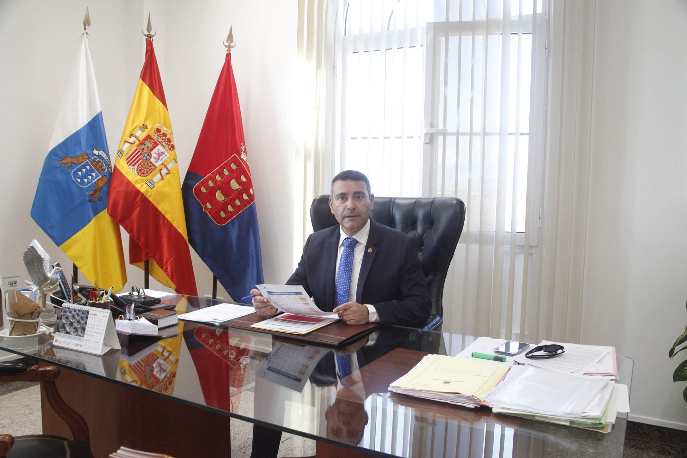 Oswaldo Betancort, presidente del Cabildo de Lanzarote