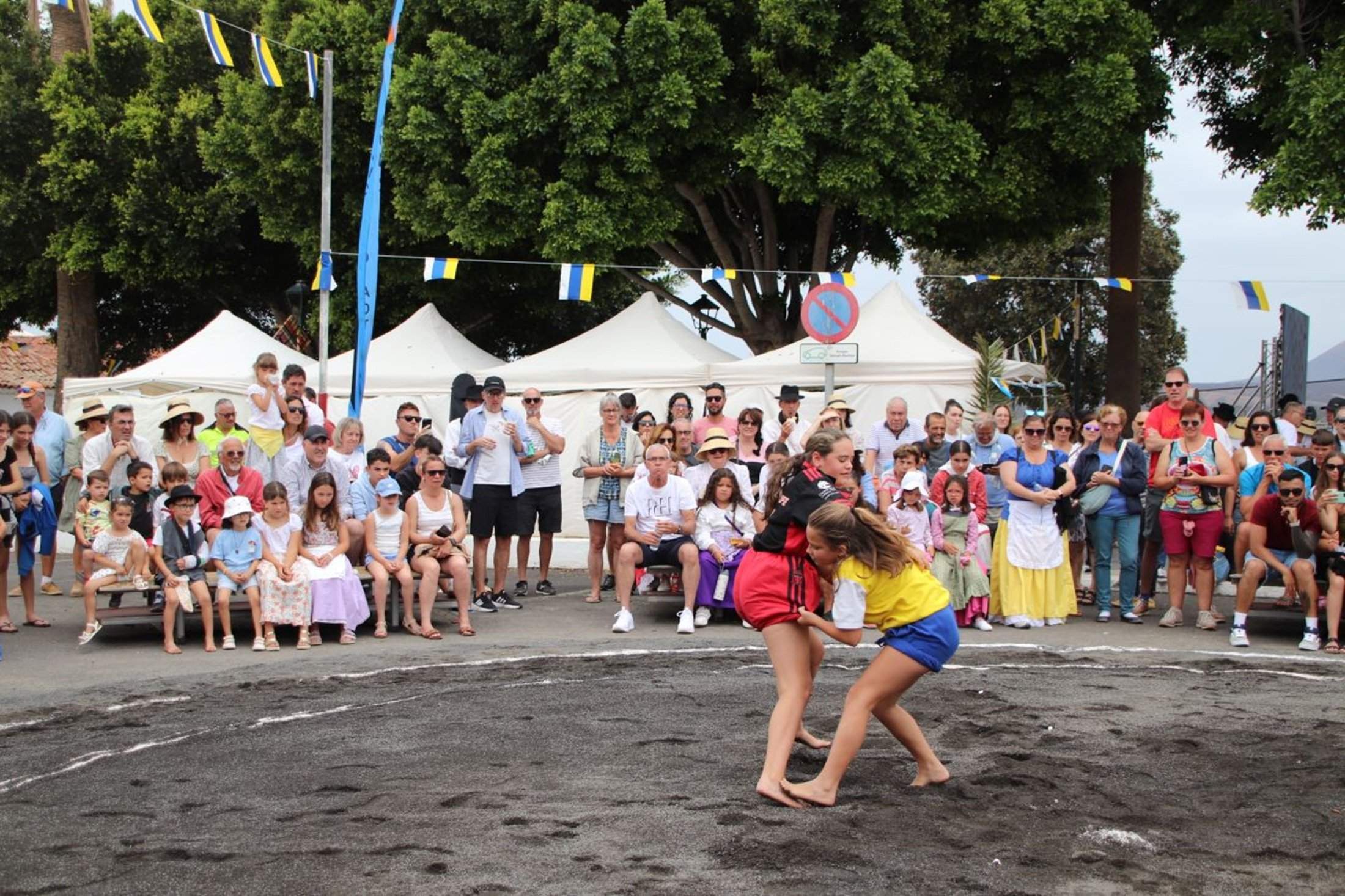 Lucha canaria en Yaiza