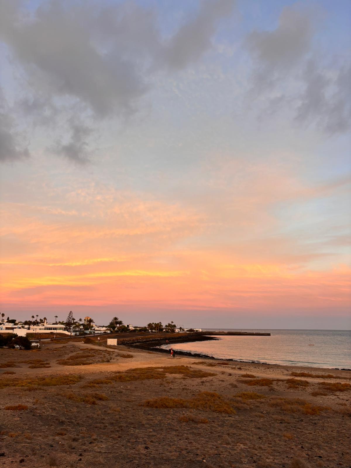 Atardecer en Lanzarote. Foto: La Voz