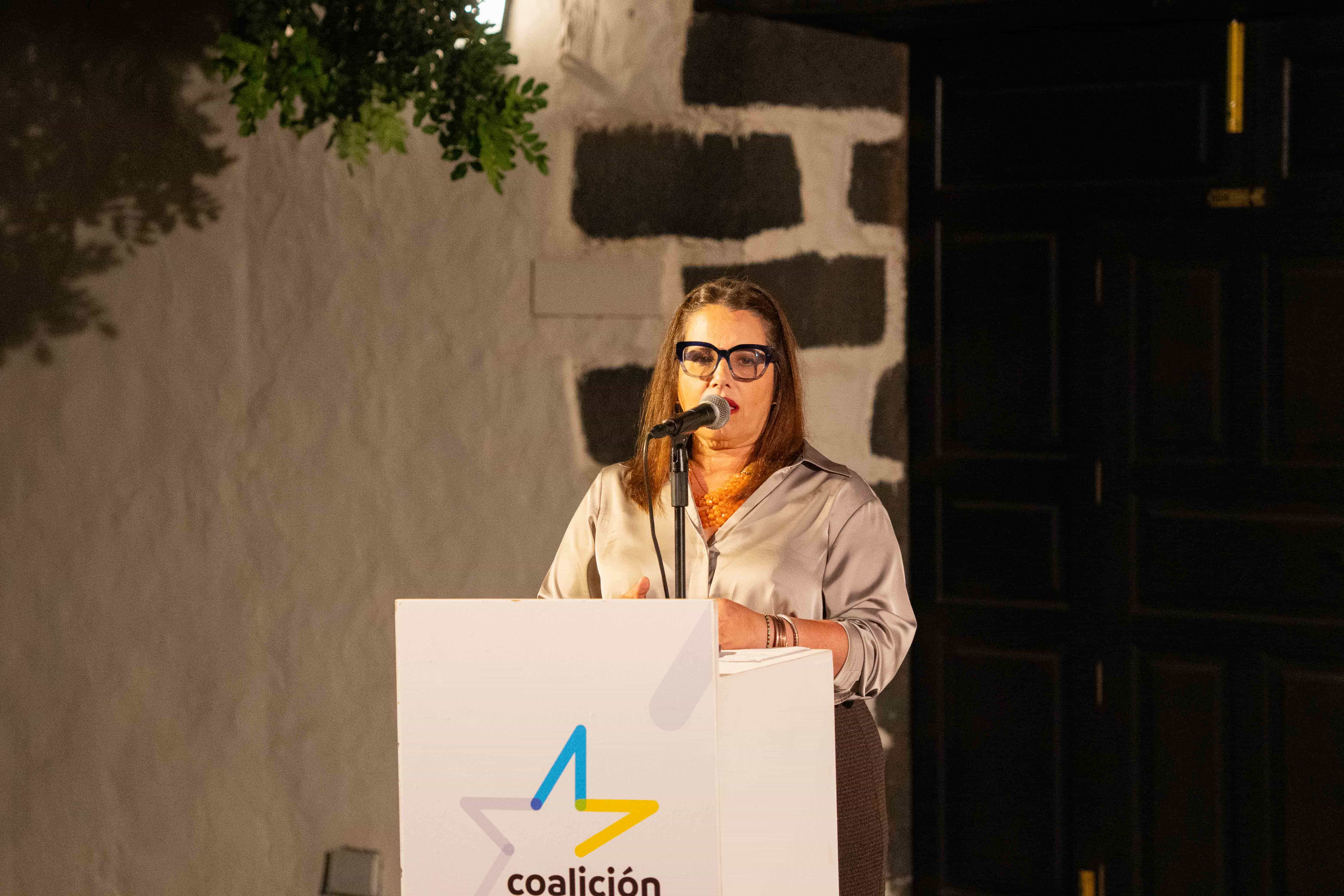 Corín Machín, elegida secretaria del comité local de CC de San Bartolomé Corín Machín, elegida secretaria del comité local de CC de San Bartolomé