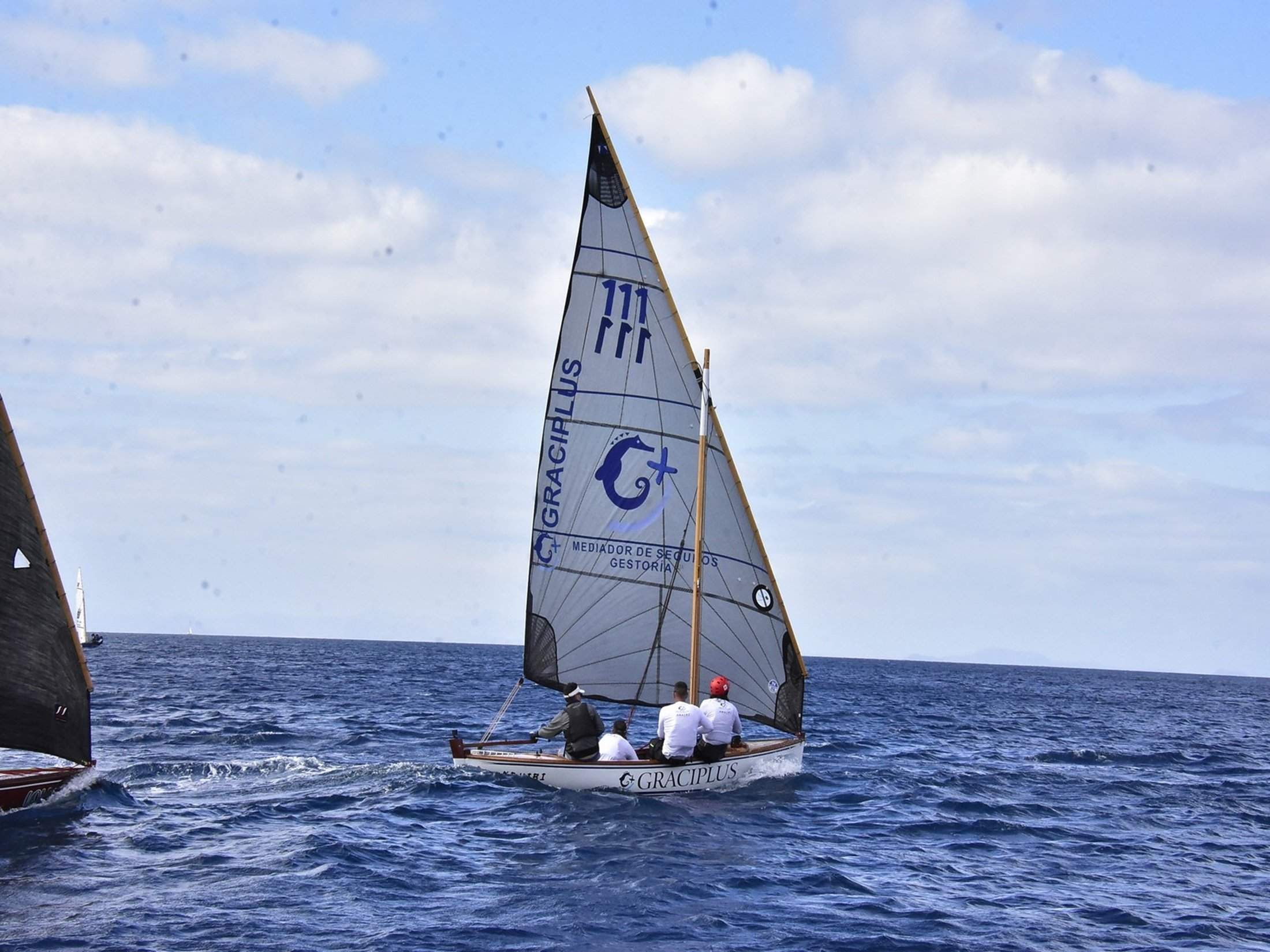 El Graciplus durante la regata