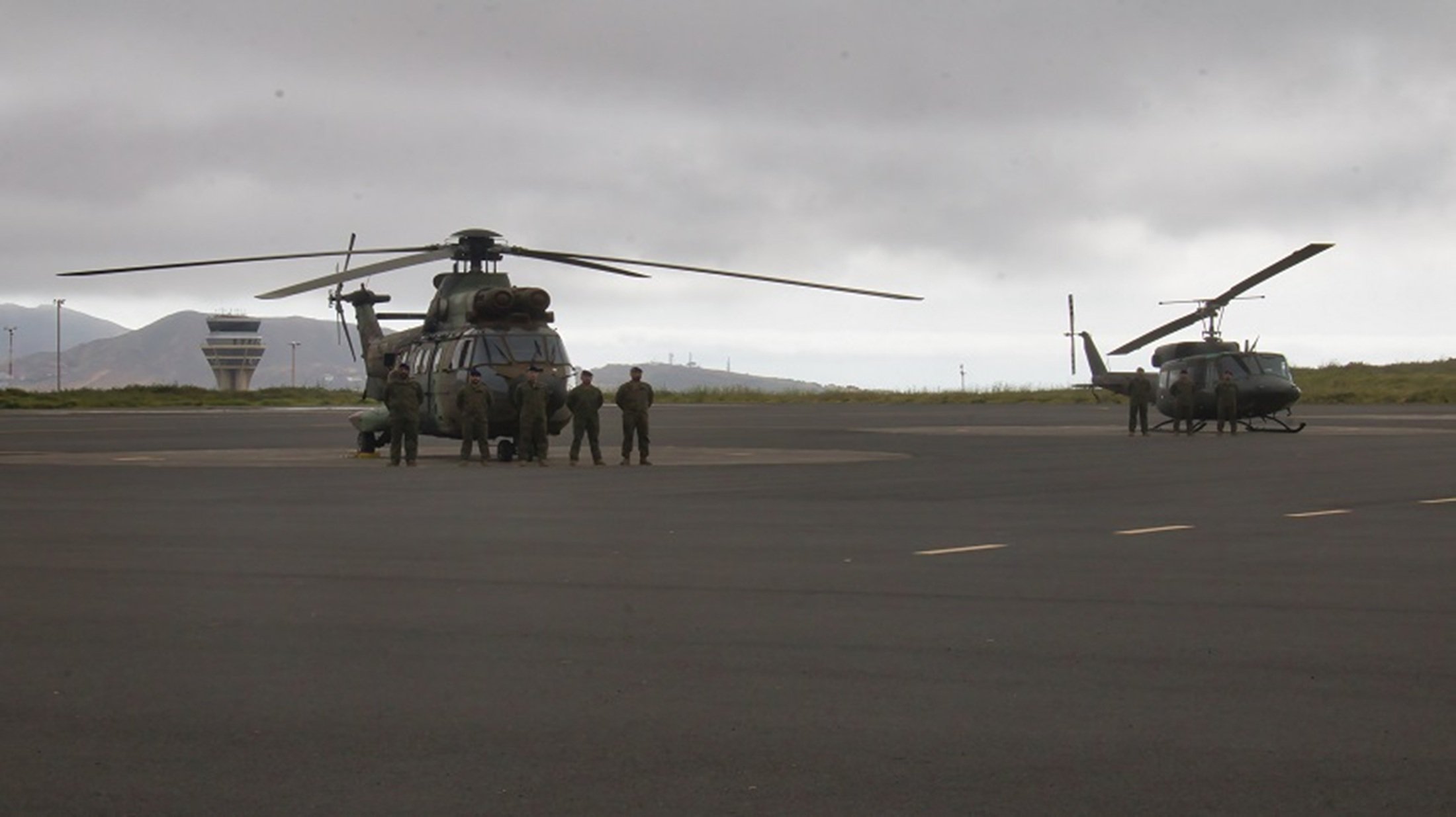 Imagen de helicópteros del ejército