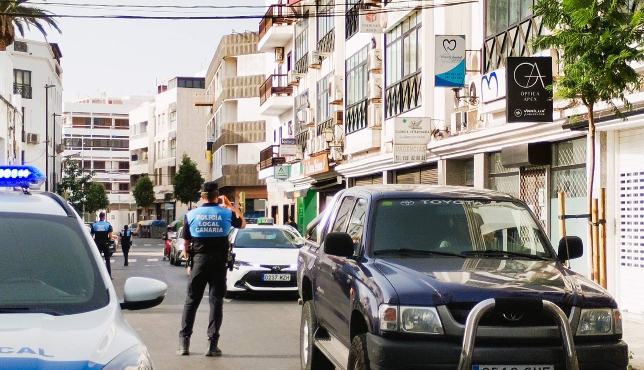 Despliegue de la Policía Local de Arrecife