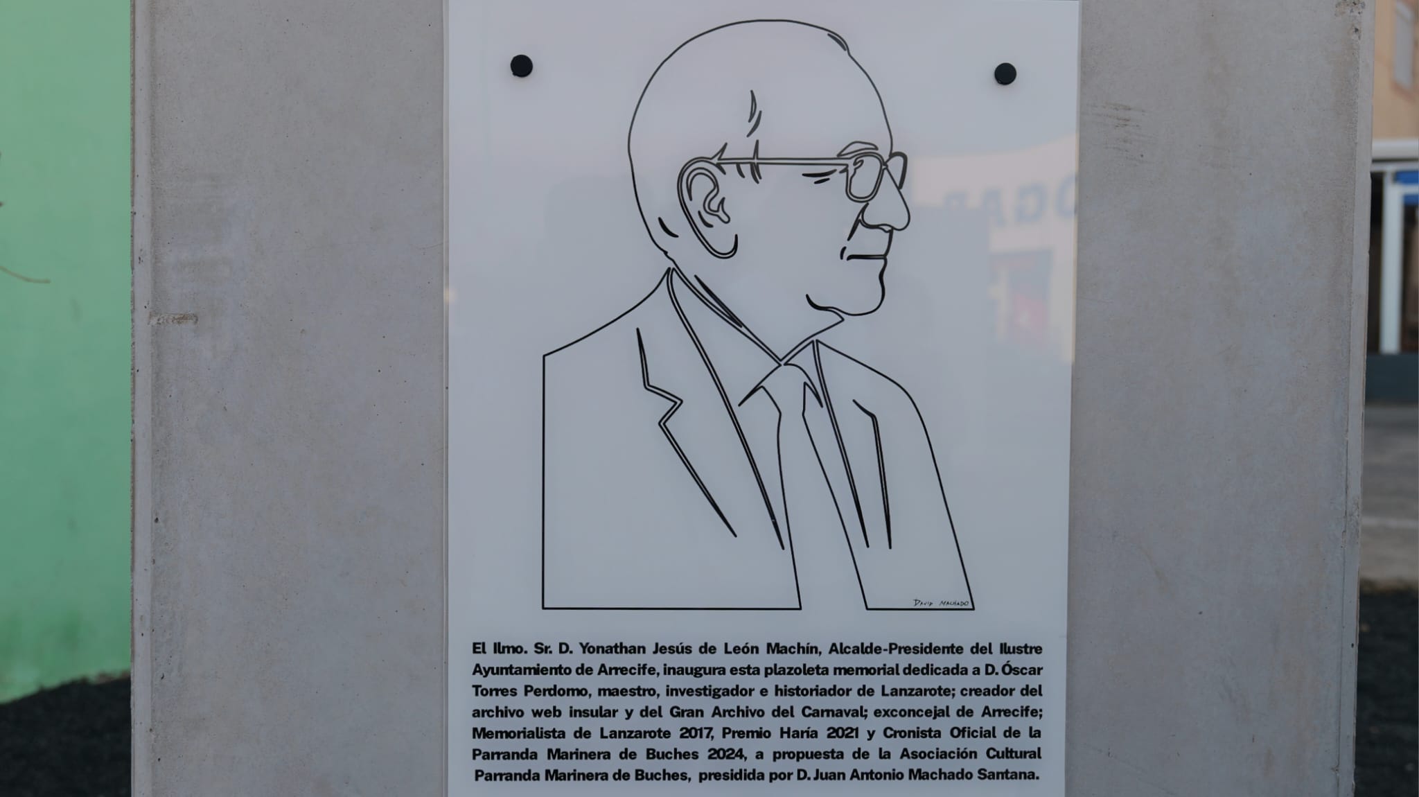 Plazoleta 'Óscar Torres' en Arrecife 