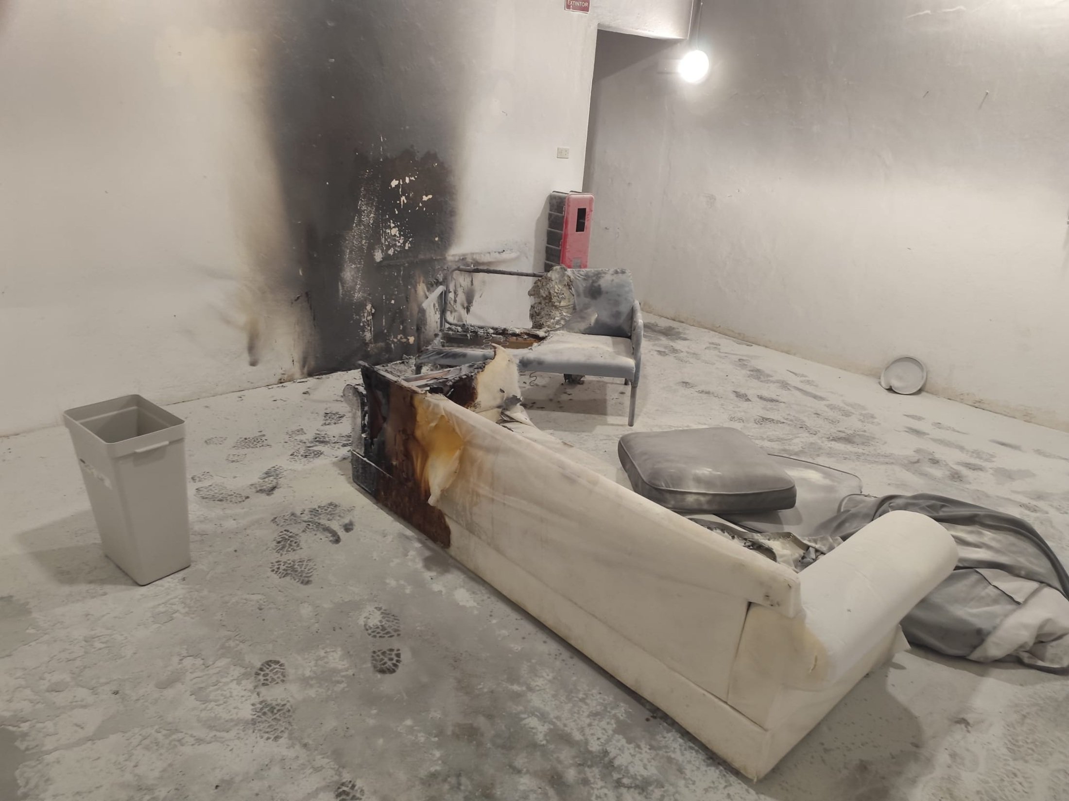 Lugar donde se inició el fuego