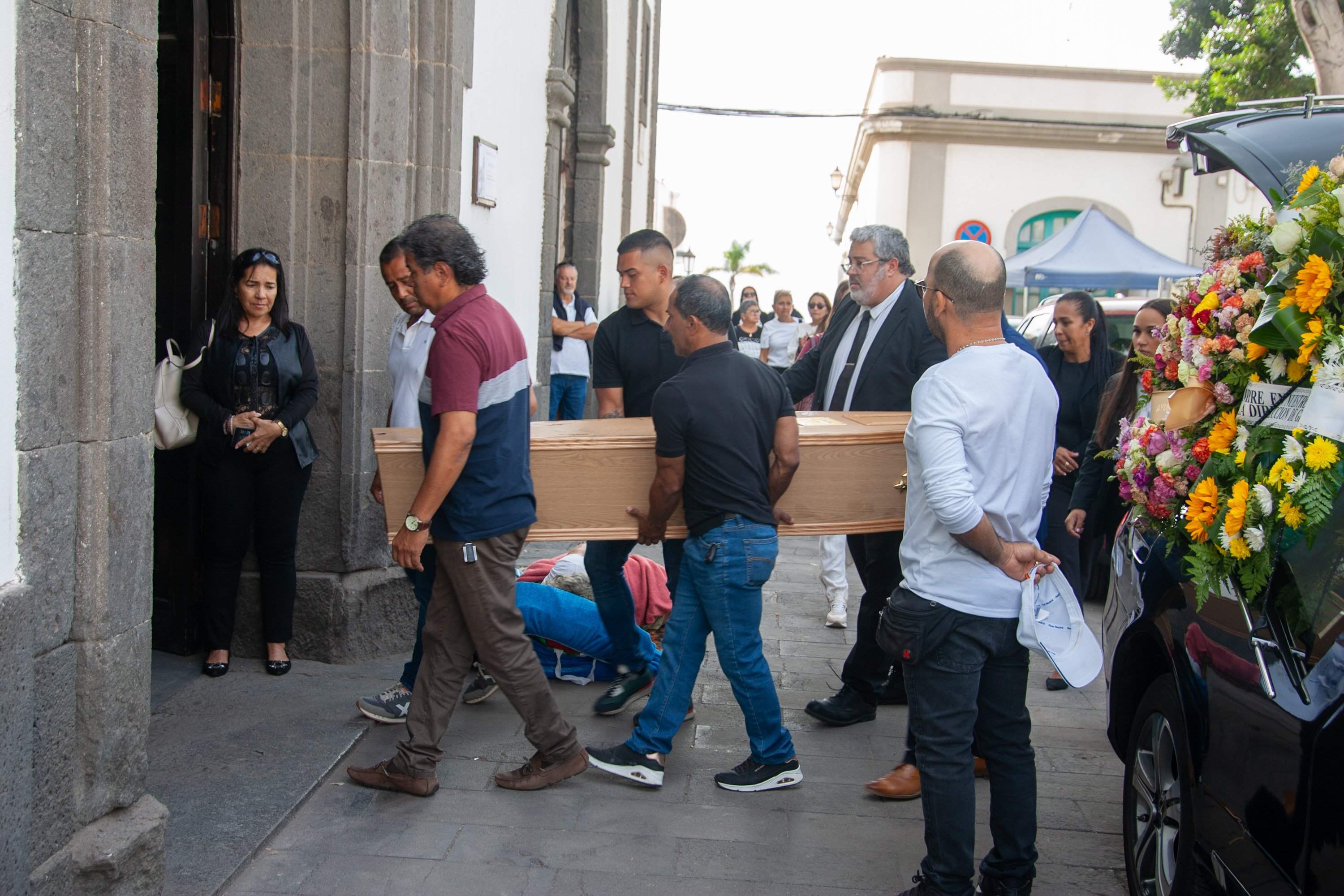 Funeral de Yeray Sánchez. Foto: Juan Mateos