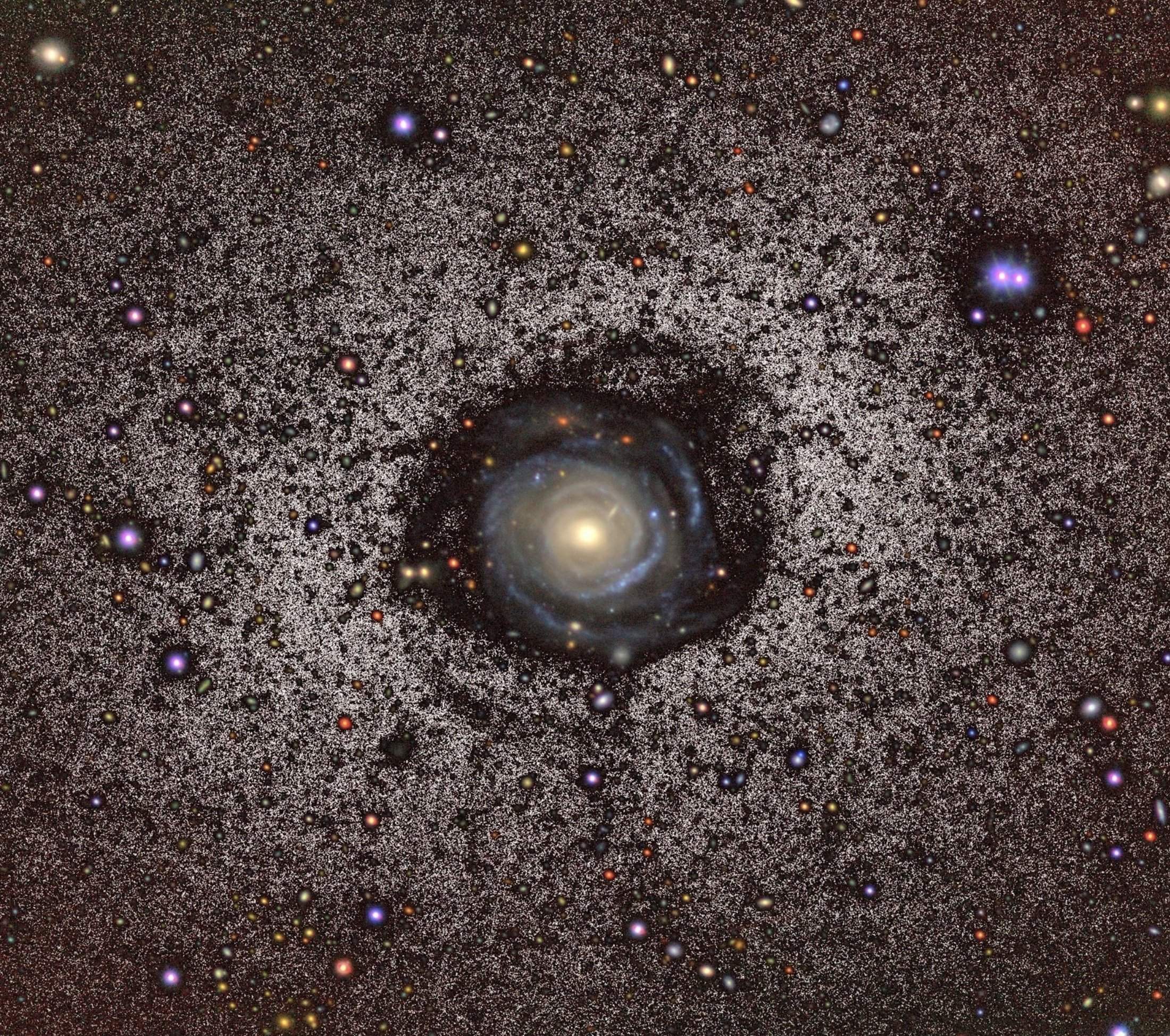 Galaxia Malin 2, una galaxia gigante y tenue