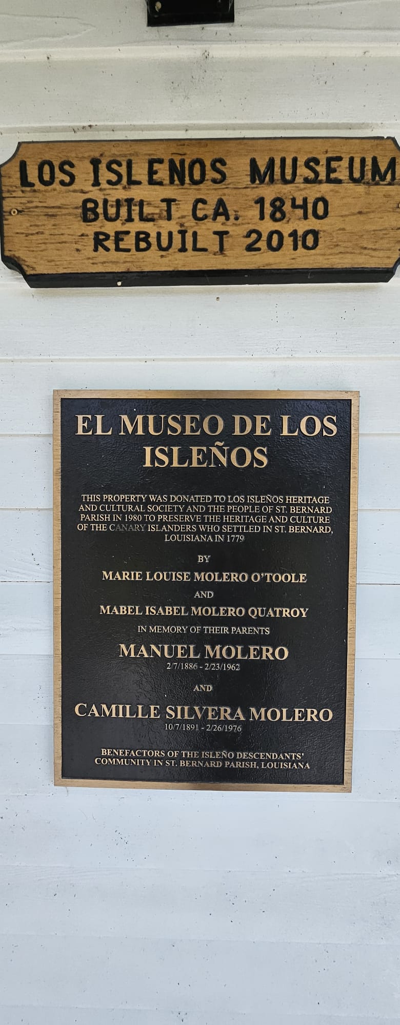 Museo de Los Isleños, en St. Bernard Parish, Luisiana. Foto: Nauzet Betancort Museo de Los Isleños, en St. Bernard Parish, Luisiana. Foto: Nauzet Betancort