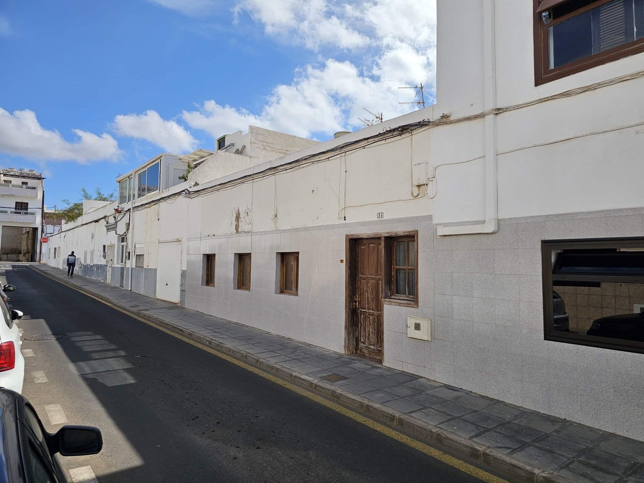 Una de las viviendas afectadas en la calle Timbayba.