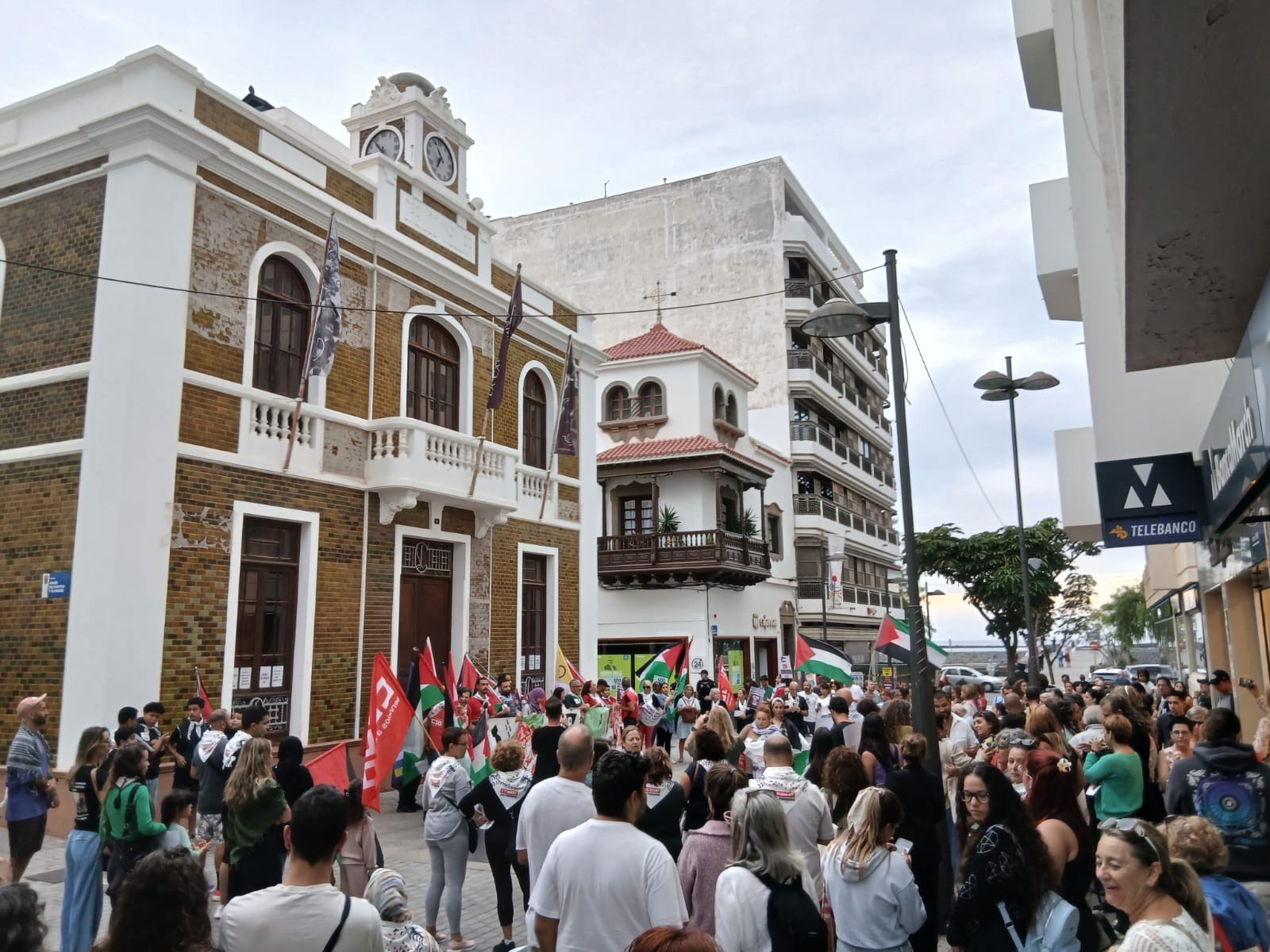 Movilización de CCOO por Palestina. Foto: CCOO.
