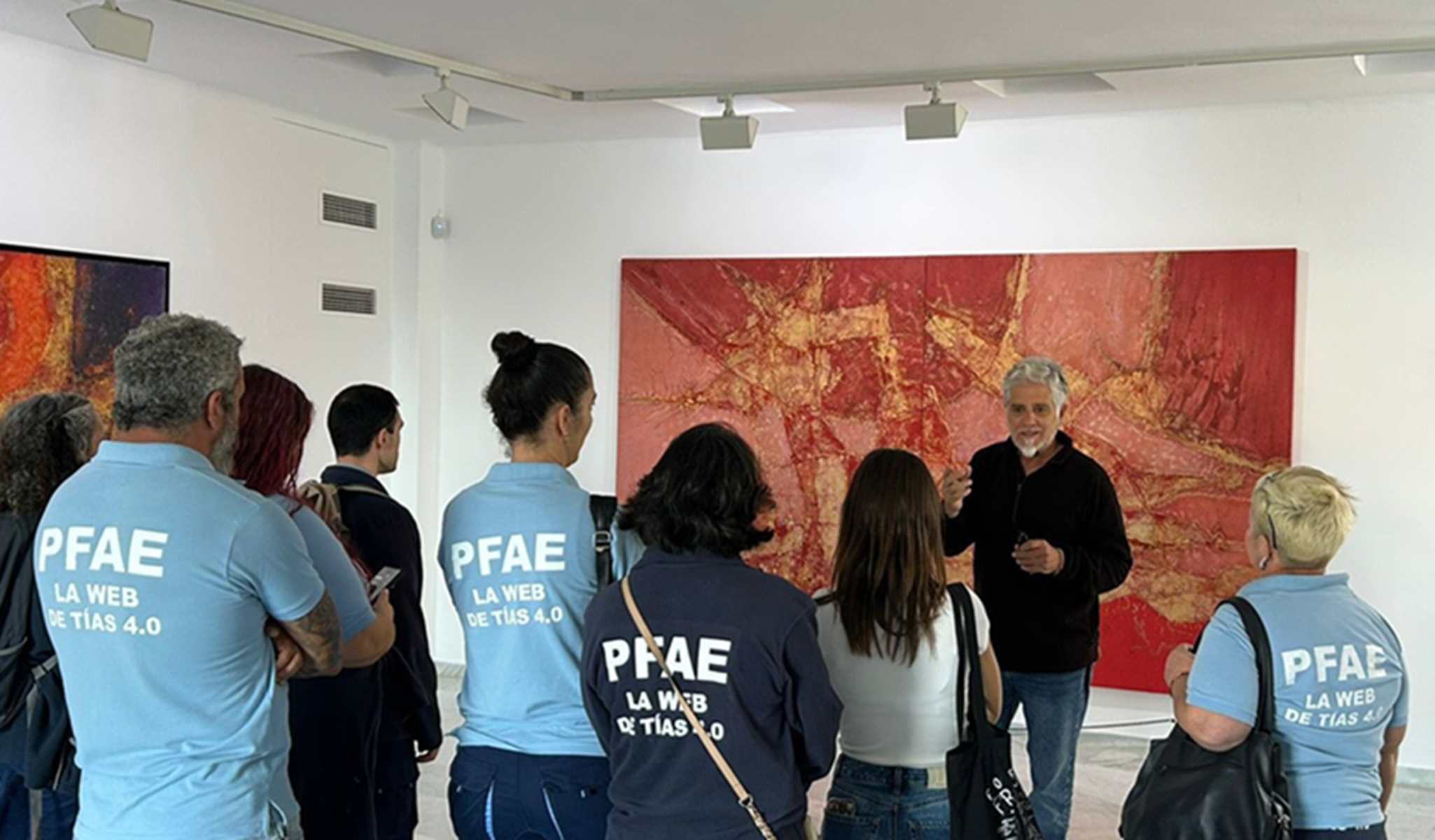 Grupo PFAE de páginas web de Tías en una edición anterior.