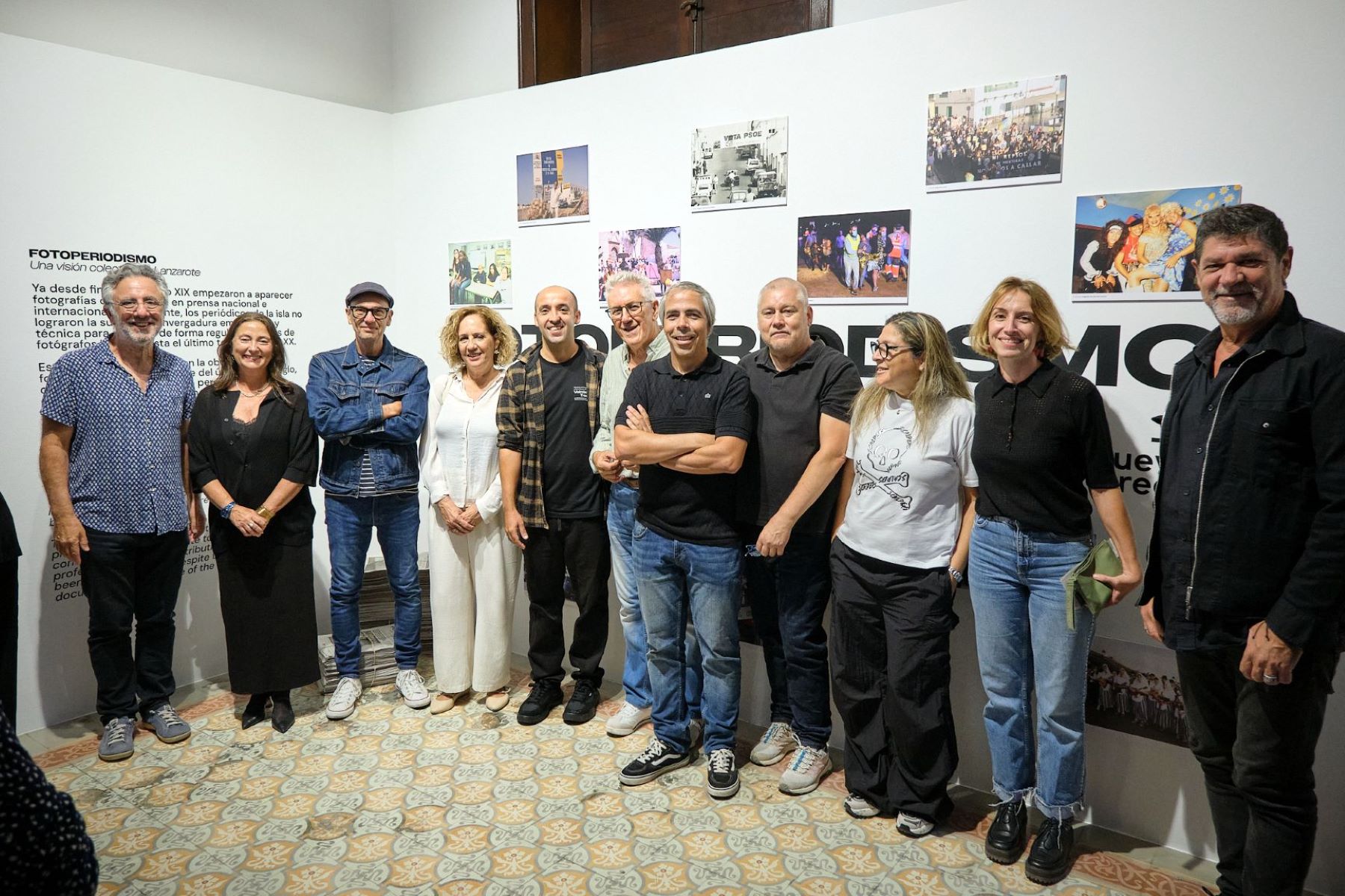 Inauguración exposición Fotoperiodismo una visíón colectiva de Lanzarote en La Casa Amarilla 