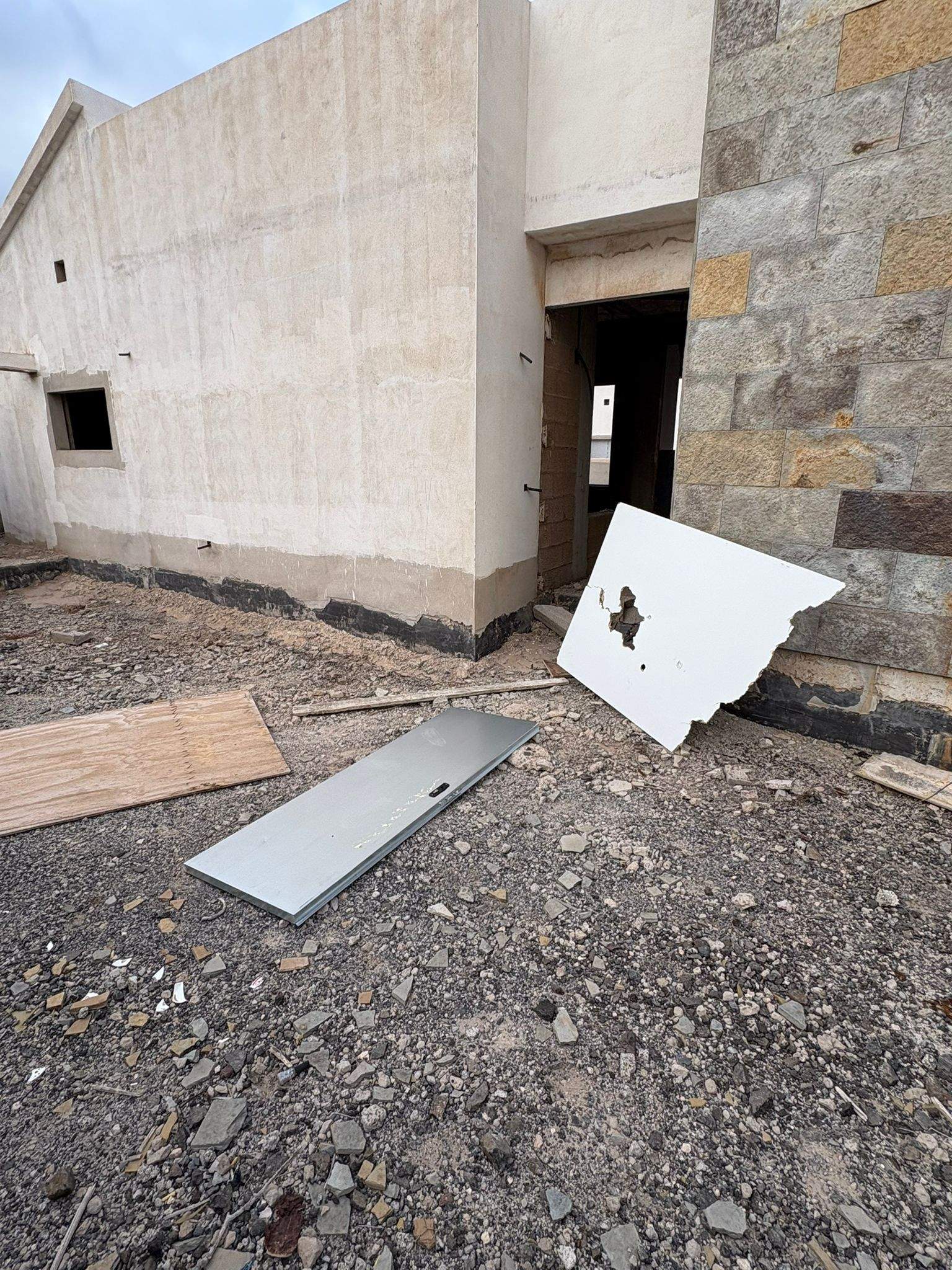 Desperfectos ocasionados en las viviendas. Foto: Cedidas.