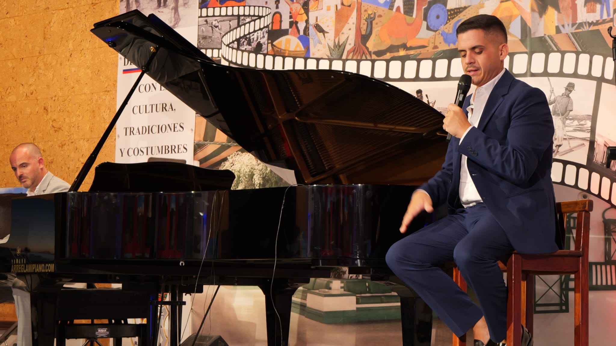 Besay Pérez en Lanzarote. Fotos: La Voz.