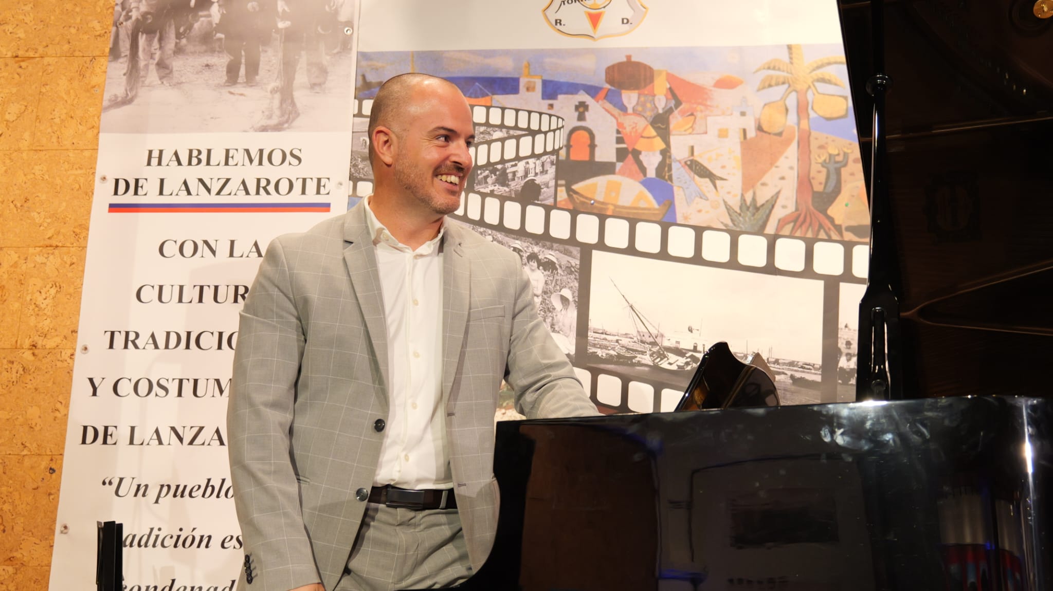 Besay Pérez en Lanzarote. Fotos: La Voz.