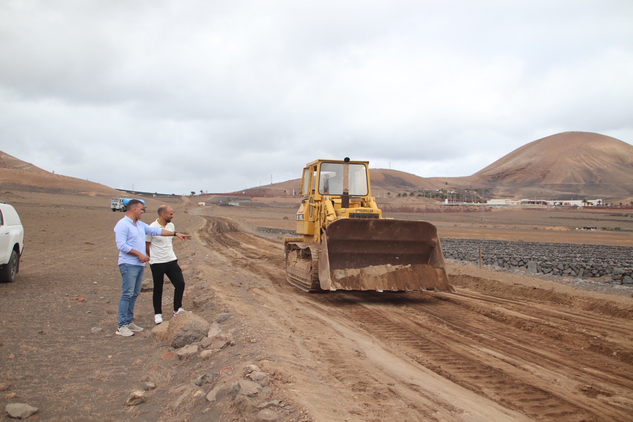 Trabajos en la Vega de Temuime
